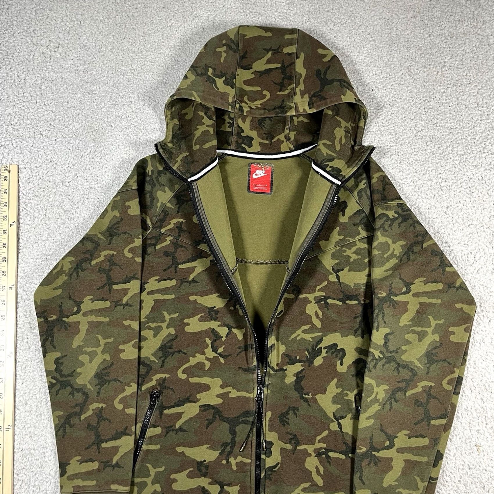Nike Nike Tech Fleece Hoodie Mens L Camouflage Full Zip Jacket Windrunner Outdoor Shirt Size US L / EU 52-54 / 3 - 5 Thumbnail