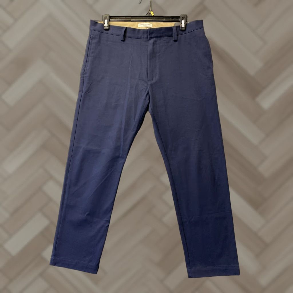 Banana Republic Banana Republic Men’s Chino Pants Slim 35x30 Navy Blue Stretch Cotton Flat Front 97% Cotton 3% Spandex Pants Men’s Size US 35 - 1 Thumbnail