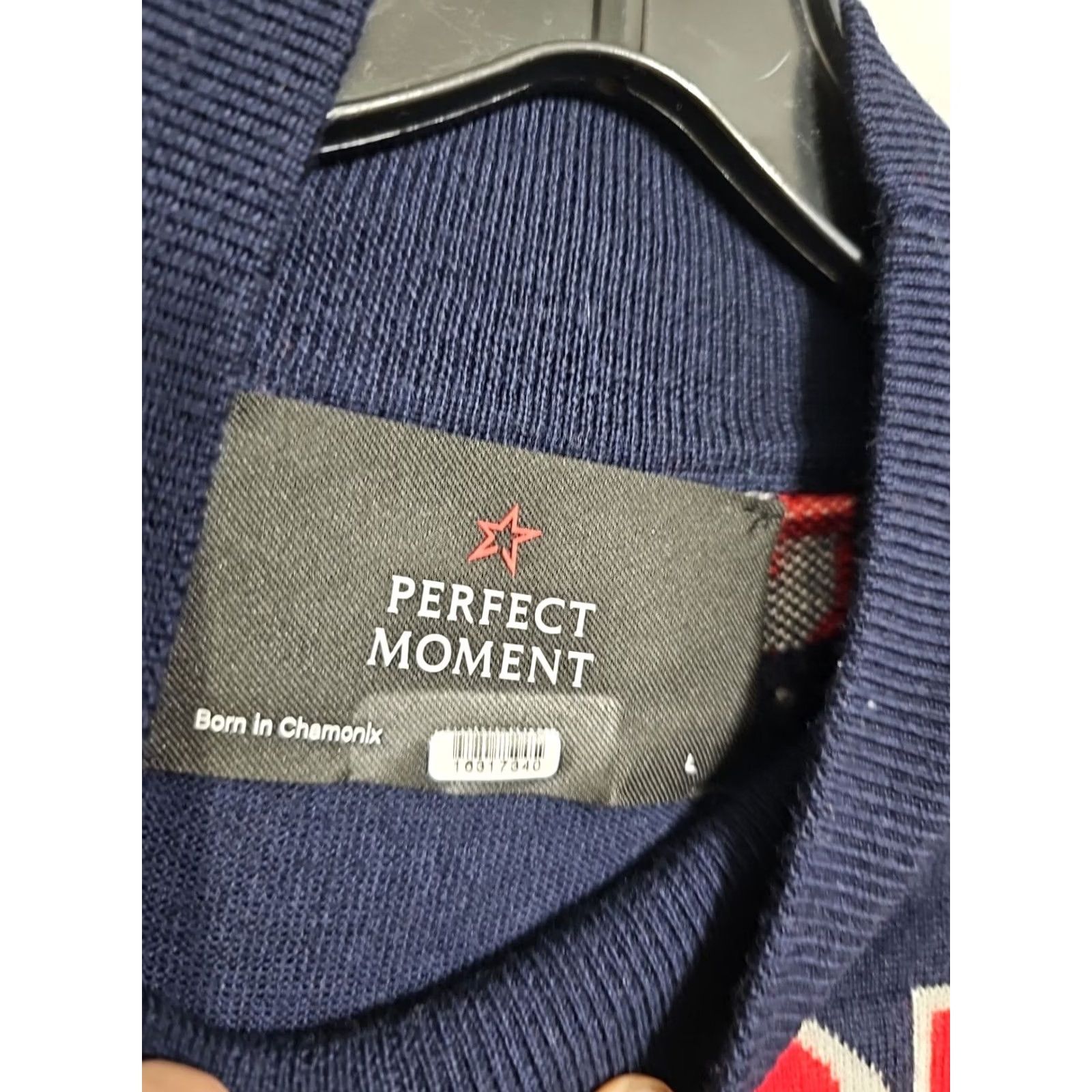 Perfect Moment Perfect Moment Women’s Wool jacquard turtleneck sweater L Blue Classic Pullover Knit Slogan Logo Regular Mens Women Girls none Size L / US 10 / IT 46 - 4 Thumbnail