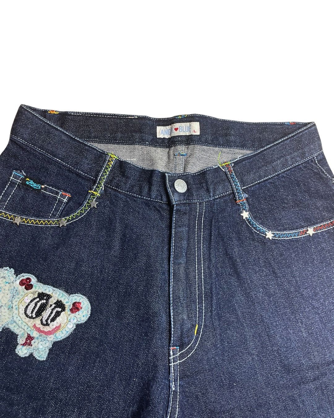Angel Blue Angel Blue Japan All-Over Print Graphic Shorts JDM Y2K Style Size 26" / US 2 / IT 38 - 4 Thumbnail