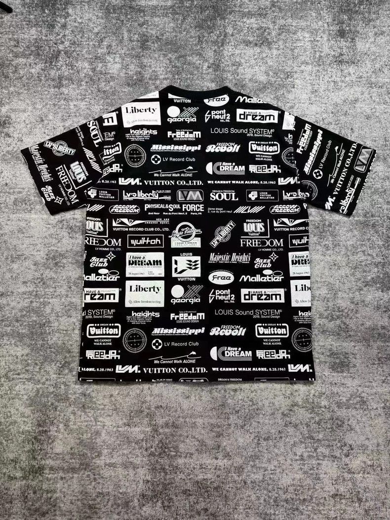 Louis Vuitton Louis Vuitton Black Martin Luther billboard short sleeve 25 Size US XL / EU 56 / 4 - 2 Thumbnail