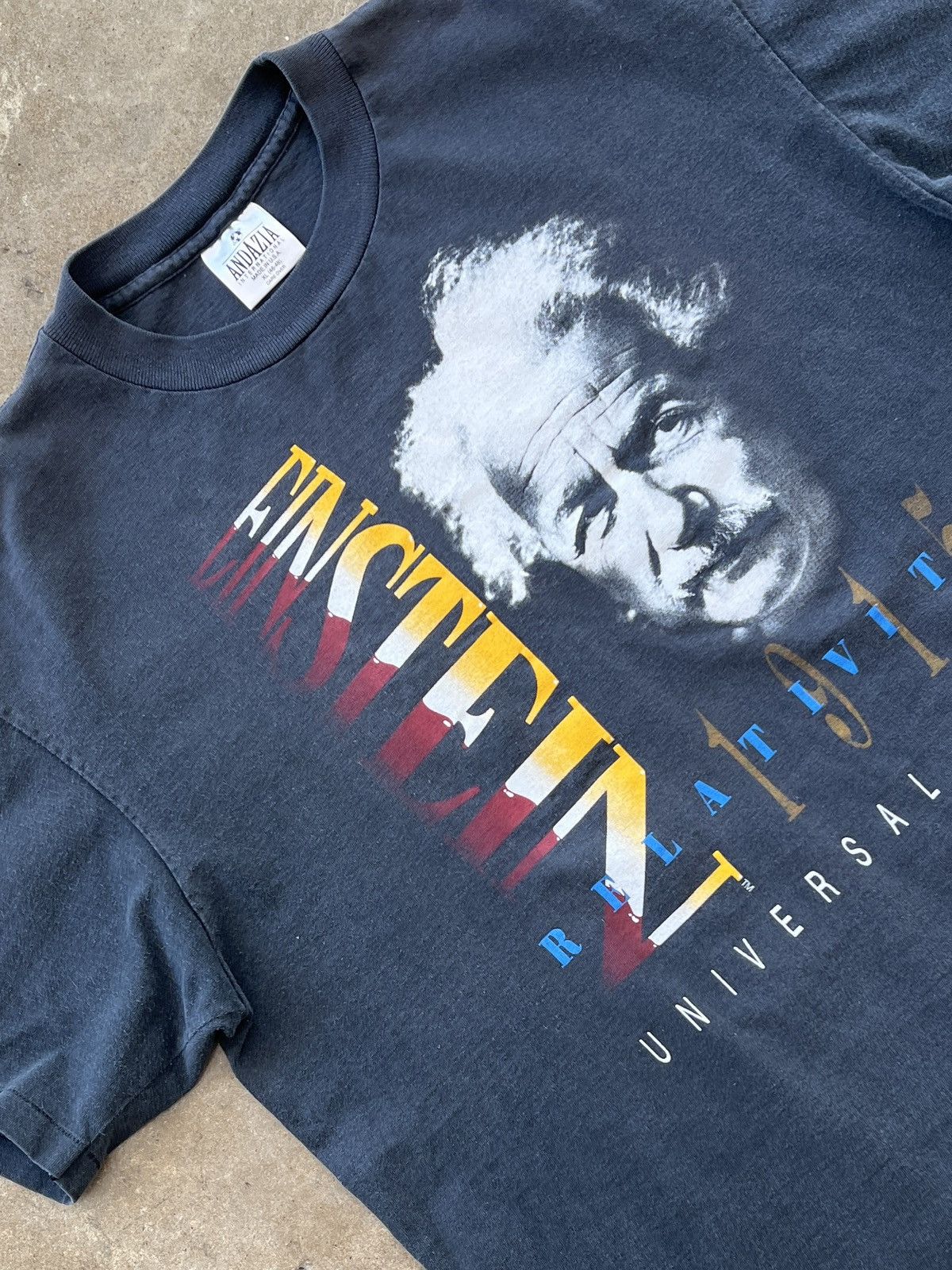 Vintage Vintage 90s Einstein Theory of Relativity Tour Tee XL Size US XL / EU 56 / 4 - 1 Thumbnail