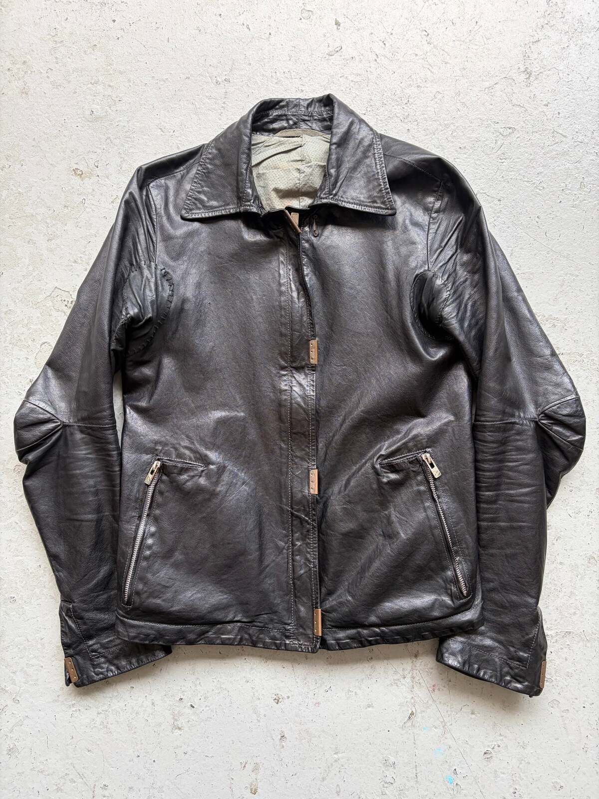 希少 90s CAROL CHRISTIAN POELL ジャケット 617P♪ Carol Christian Poell Leather Jacket | Grailed
