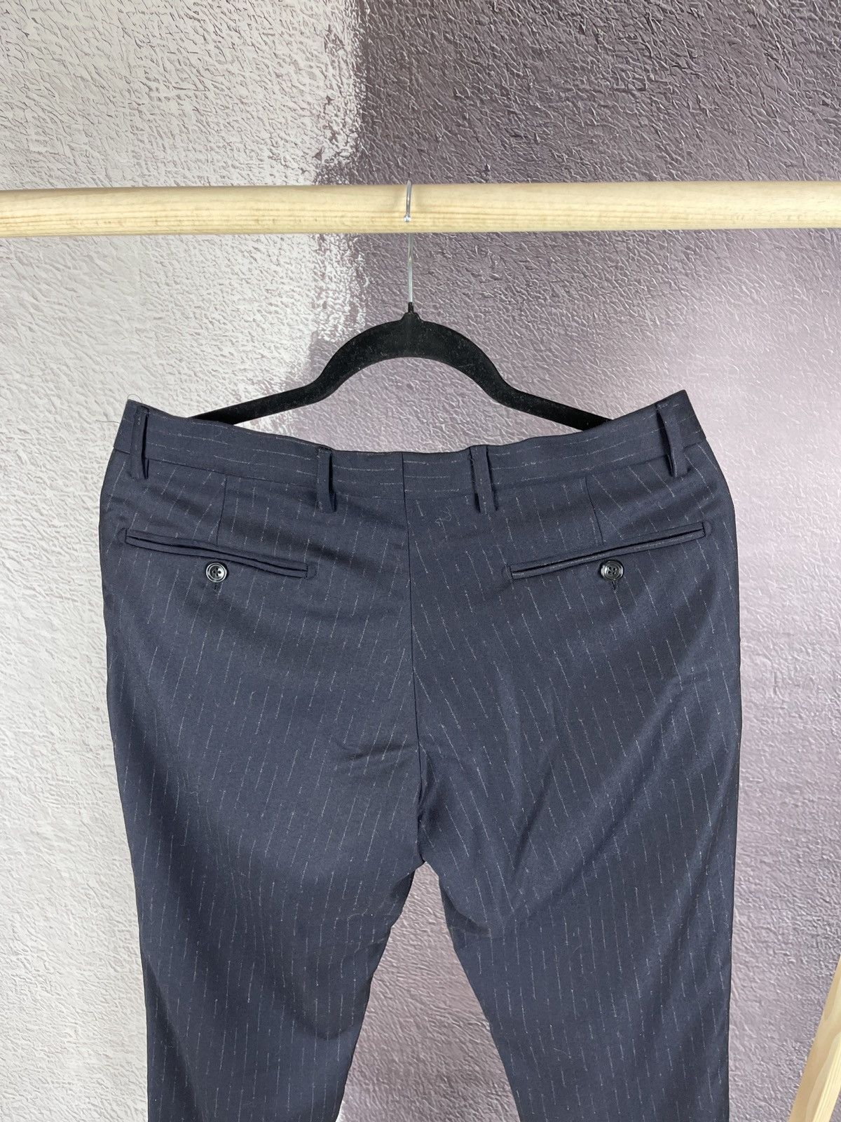 Tagliatore Tagliatore Reda navy blue striped wool super 100s 2 pcs suit Size 36R - 22 Thumbnail
