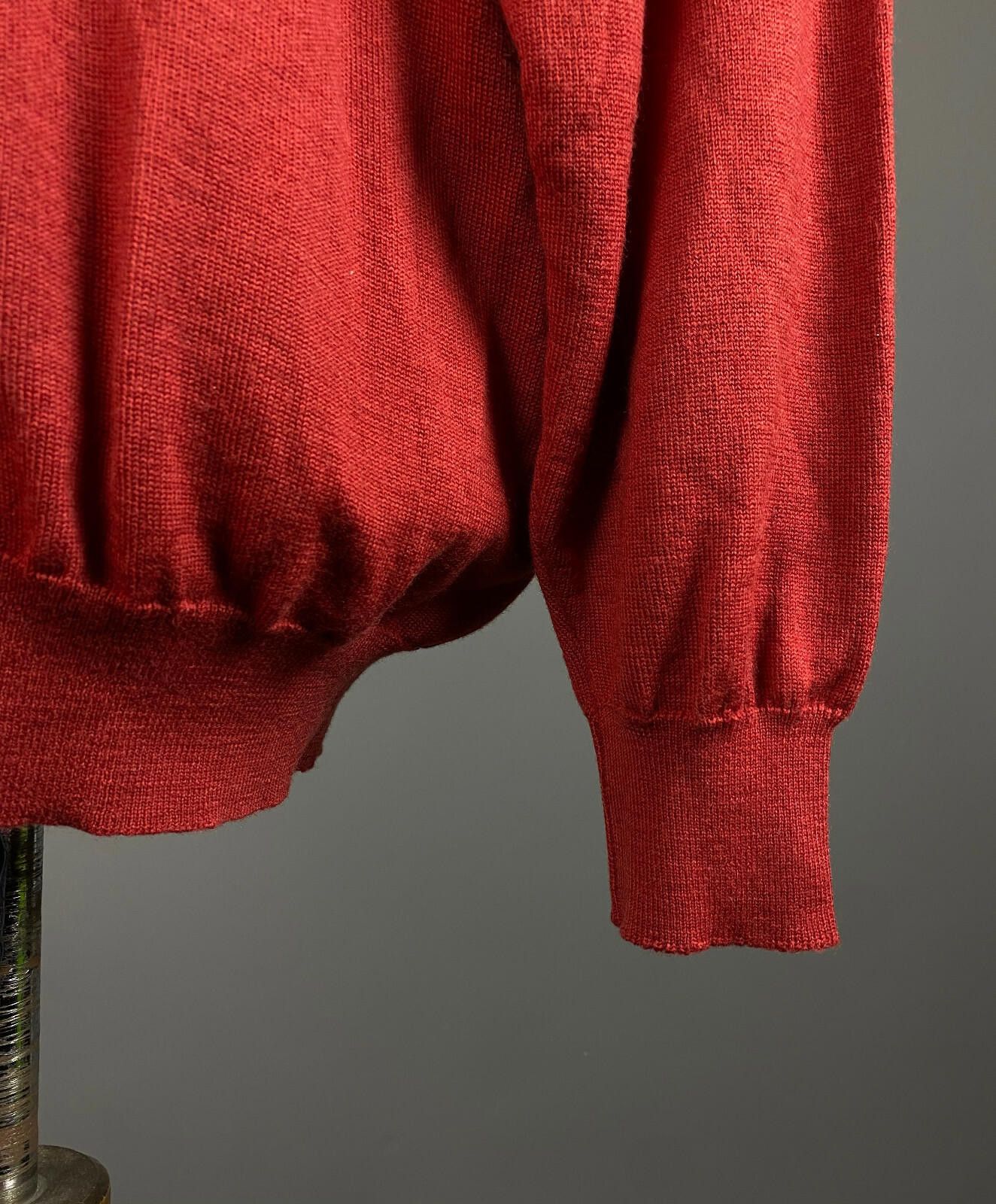 Lacoste Men Vintage Chemise Lacoste Red Wool Sweater Size 8 Size US M / EU 48-50 / 2 - 7 Thumbnail