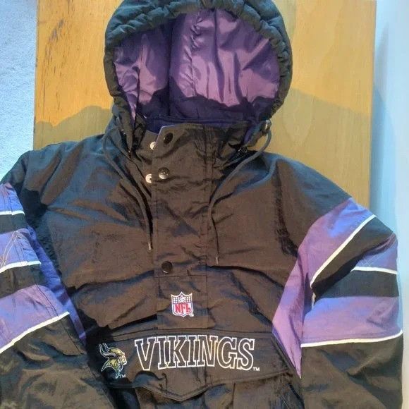 Vintage 90's Starter NFL Baltimore Ravens Pull Over Coat Jacket