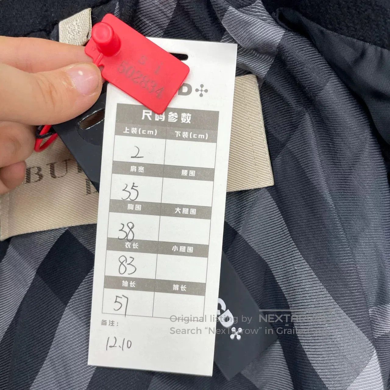 Burberry Burberry Black Belted Coat. Size M / US 6-8 / IT 42-44 - 5 Thumbnail