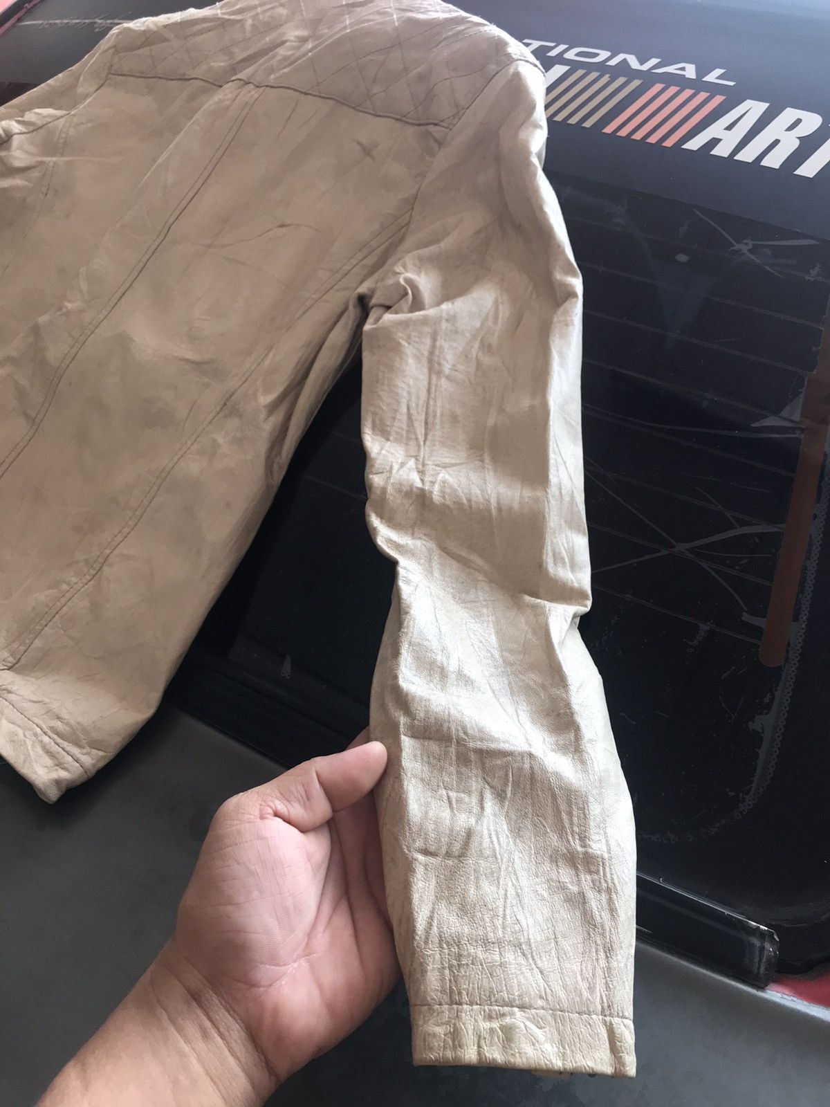 Tornado Mart × Vintage Tornado Mart cream leather jacket Size US M / EU 48-50 / 2 - 6 Thumbnail