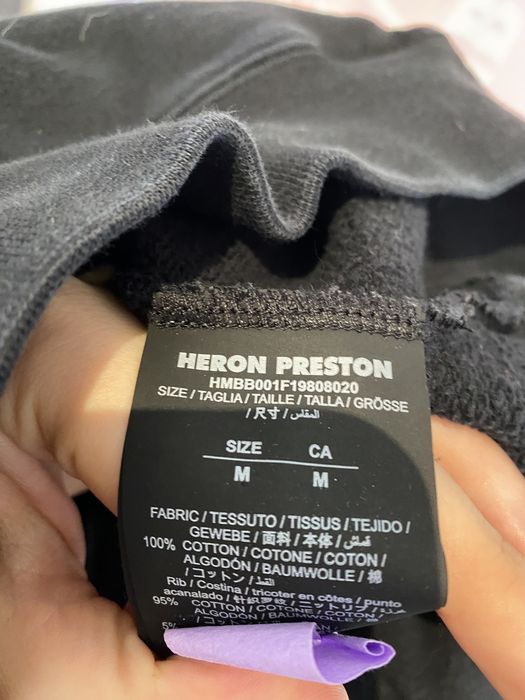 Heron preston nasa hoodie hot sale grailed