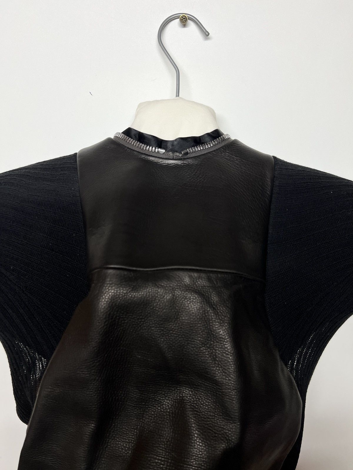 Rick Owens CALF LEATHER BIKER JACKET Size S / US 4 / IT 40 - 5 Thumbnail