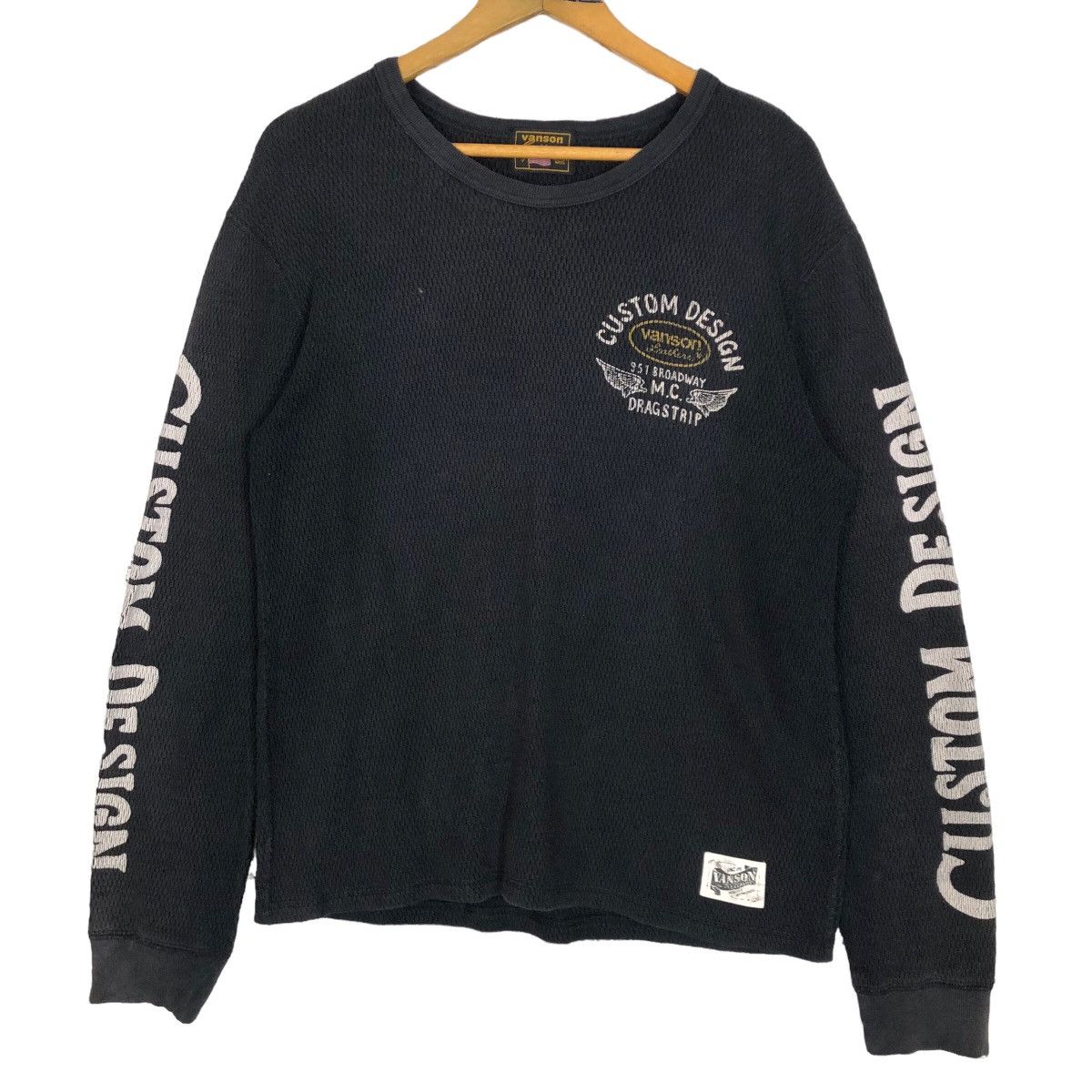 Vanson Leathers Vintage Vanson Cottons Crewneck Sweatshirt Pullover Big Logo Size US S / EU 44-46 / 1 - 2 Thumbnail