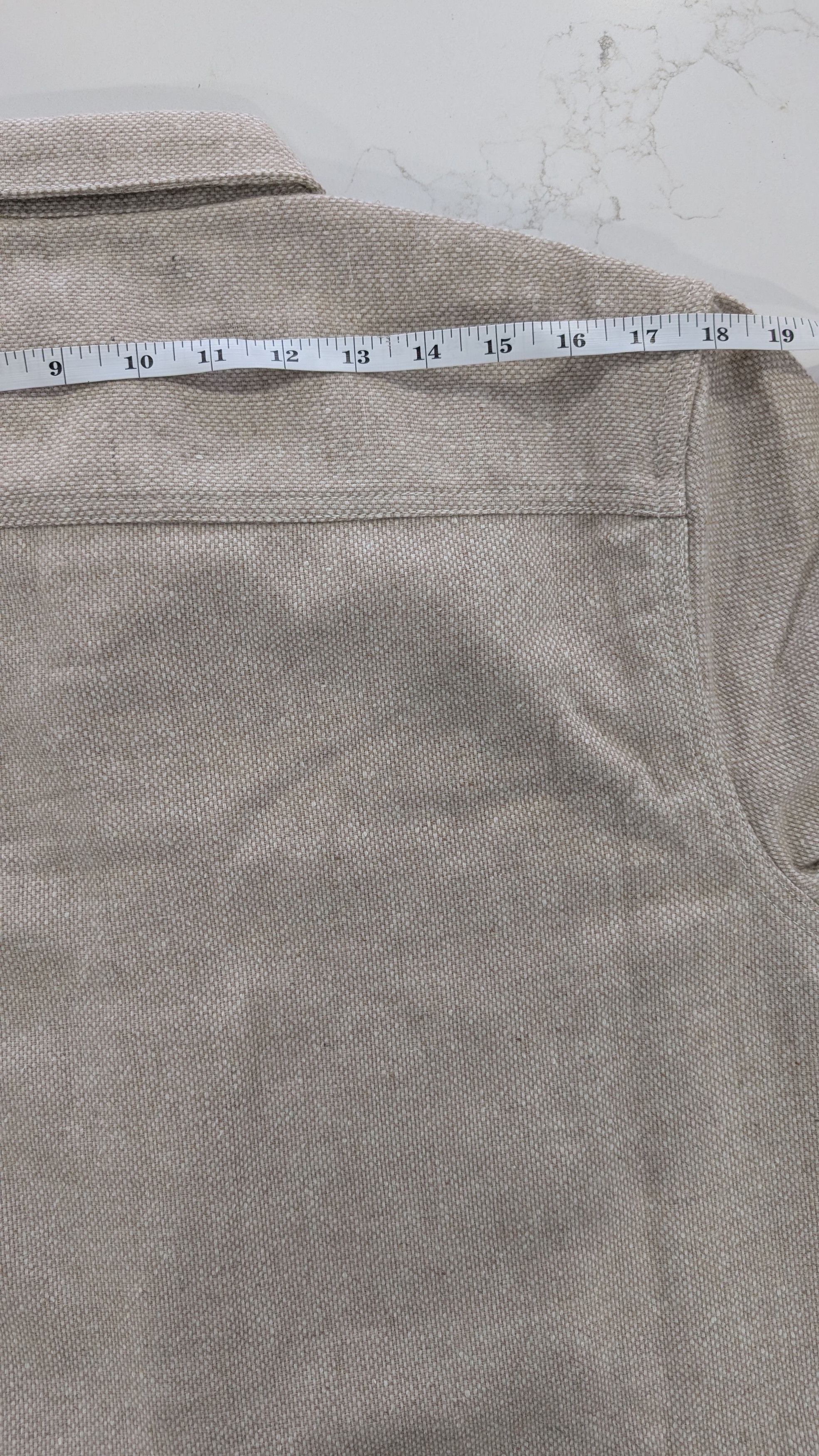 Barbour Barbour Waterhill Tailored Overshirt Stone Marl Wool Blend Size US M / EU 48-50 / 2 - 14 Thumbnail