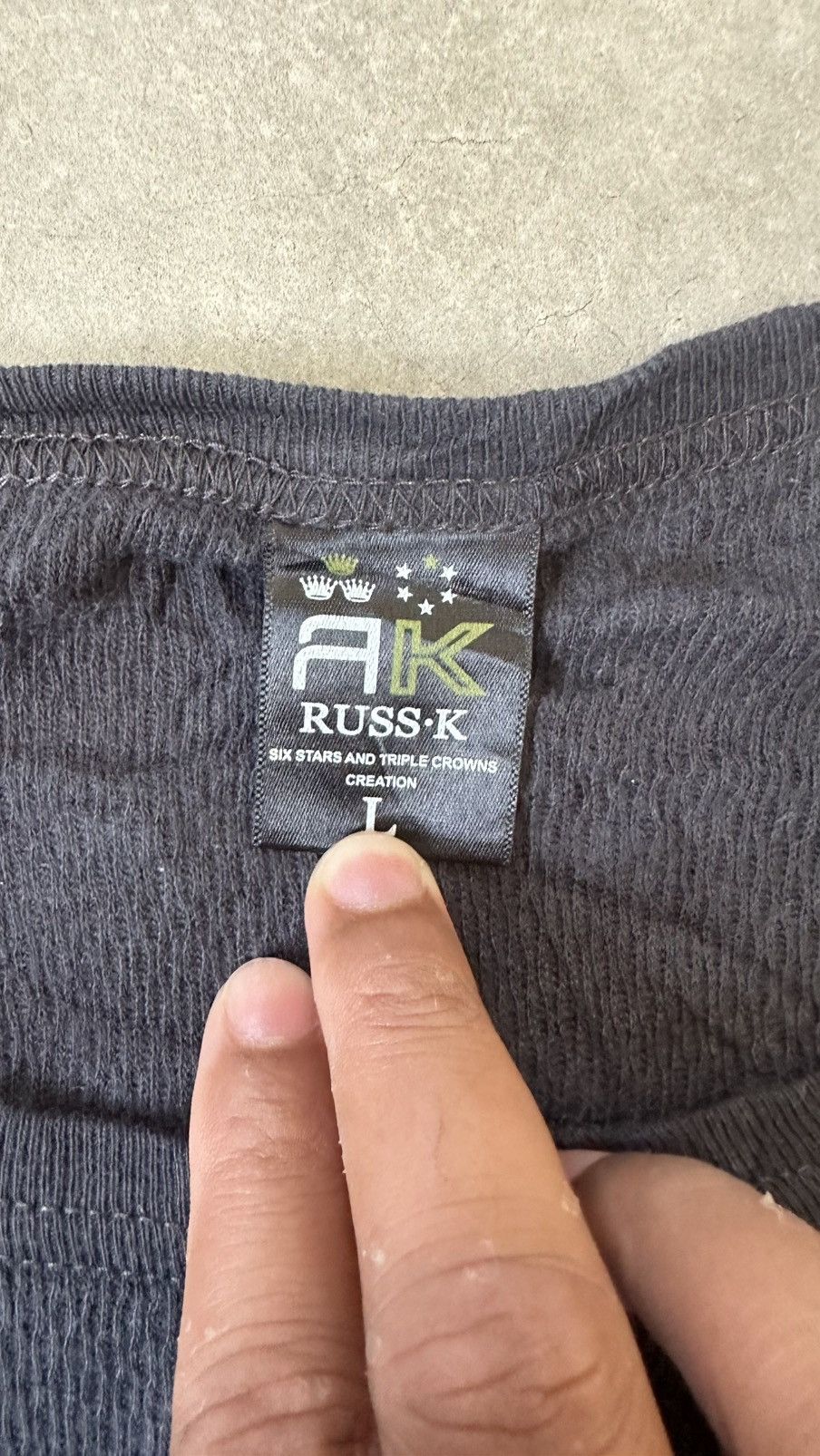 Japanese Brand VINTAGE Y2K RUSS.K AFLICTION TEE Size US M / EU 48-50 / 2 - 5 Thumbnail