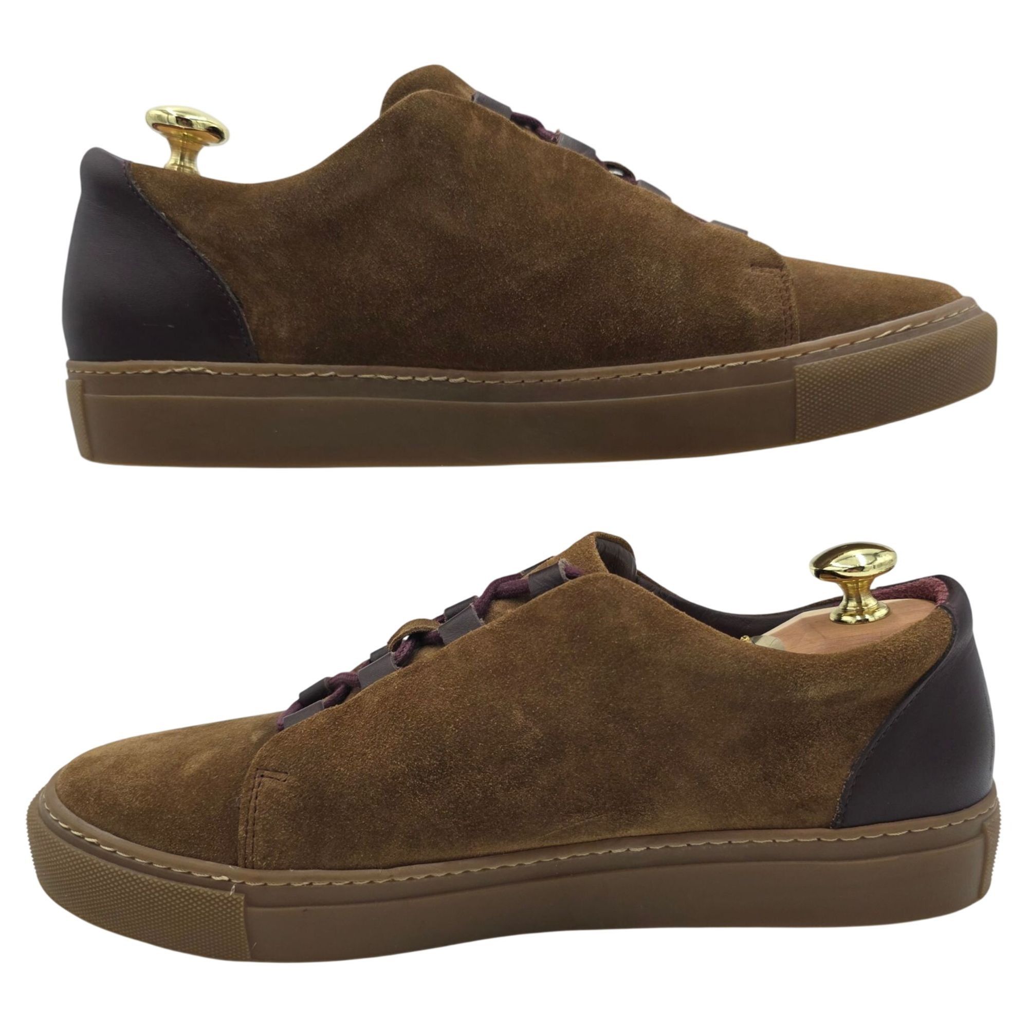 Other Worn Once? Noah Waxman Essex Sneakers Men 9.5 Brown Leather Size US 9.5 / EU 42-43 - 9 Thumbnail