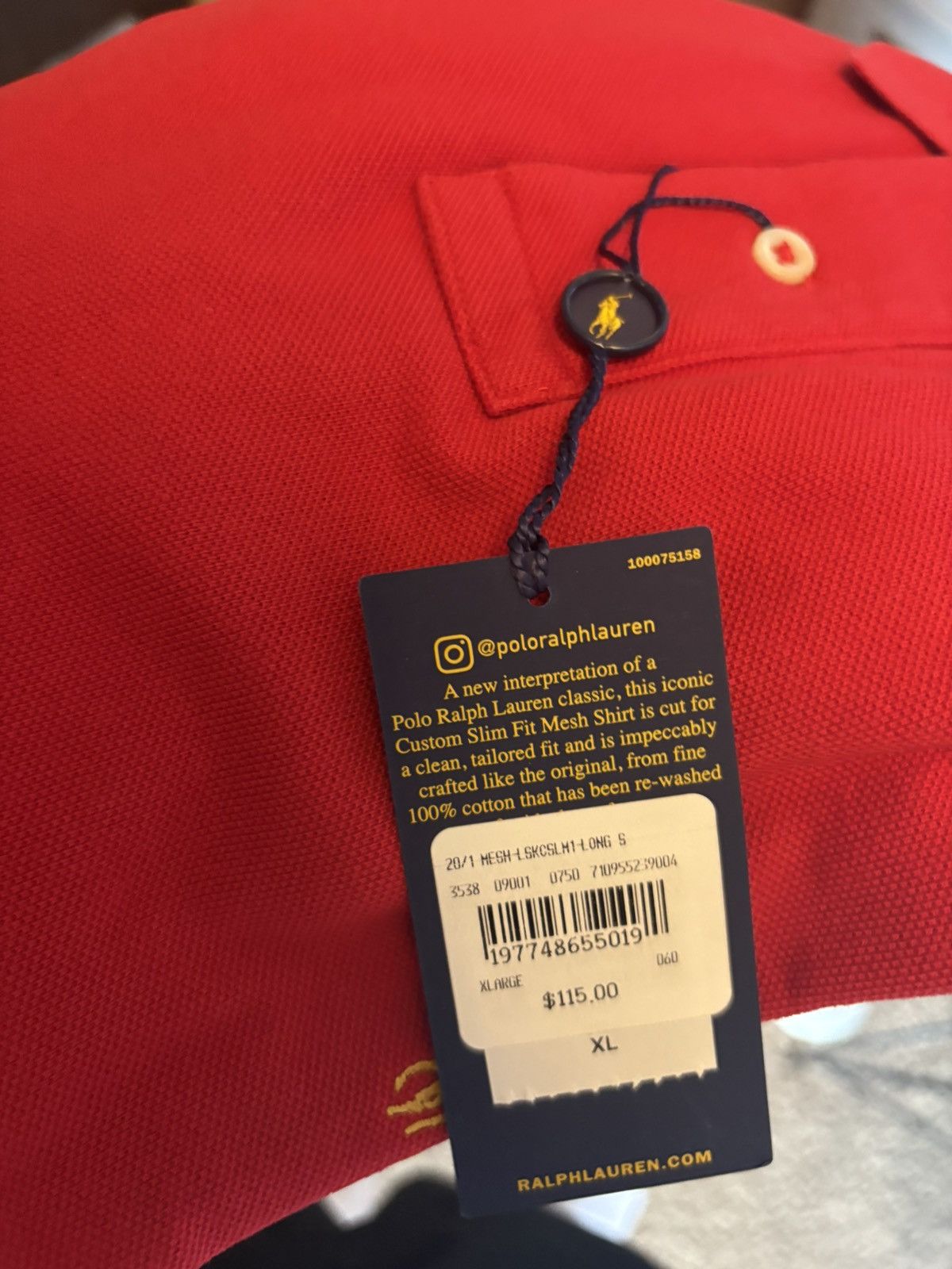 Polo Ralph Lauren Polo Long Sleeve Size US XL / EU 56 / 4 - 2 Thumbnail