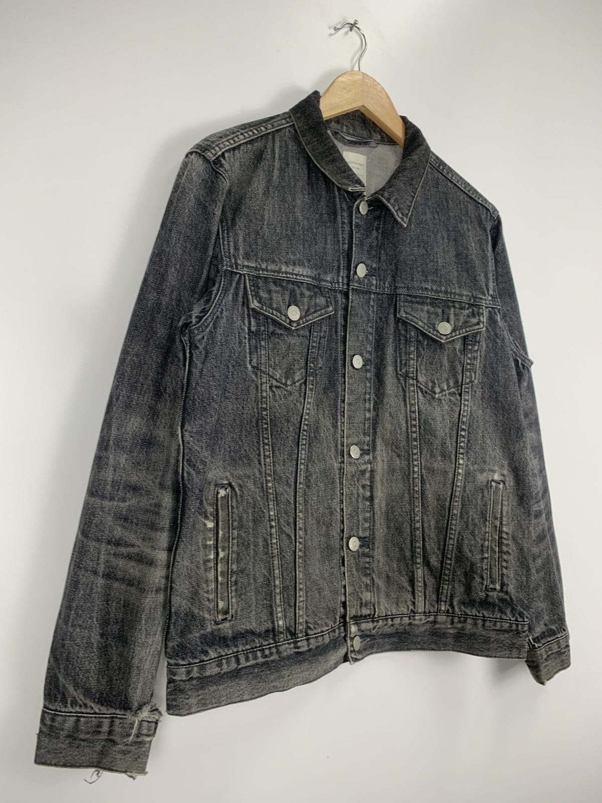 Japanese Brand Vintage Black Number Denim Jacket Size US L / EU 52-54 / 3 - 5 Thumbnail