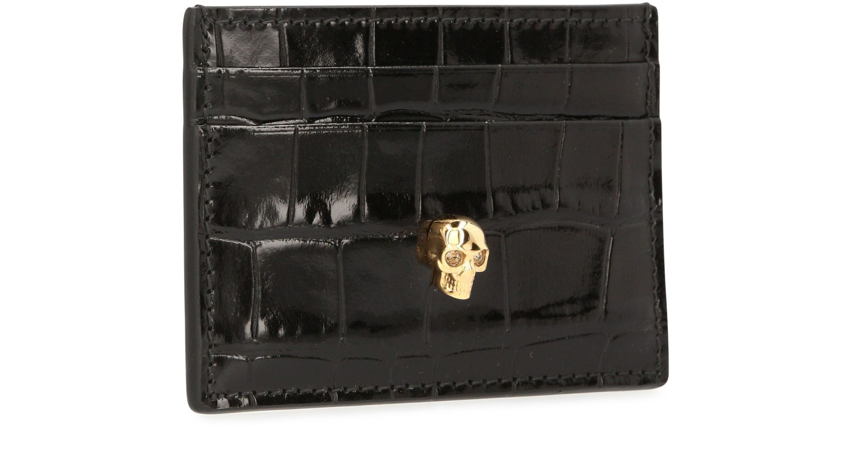 Alexander McQueen o1y0325 Size: OS / Wallet in Black Size ONE SIZE - 2 Thumbnail