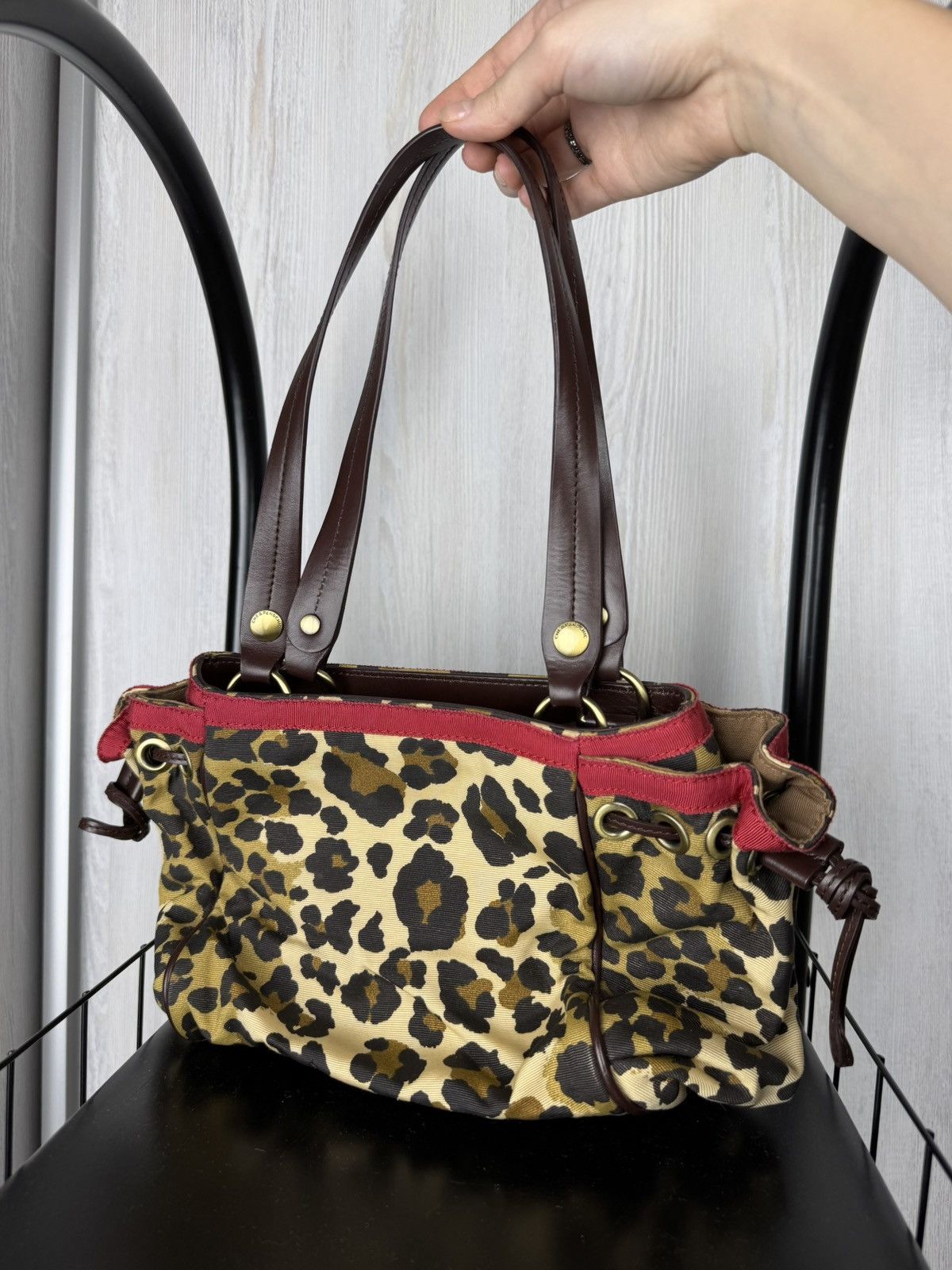 Moschino Moschino Cheap & Chic Leopard animal print handle bag Size ONE SIZE - 4 Thumbnail