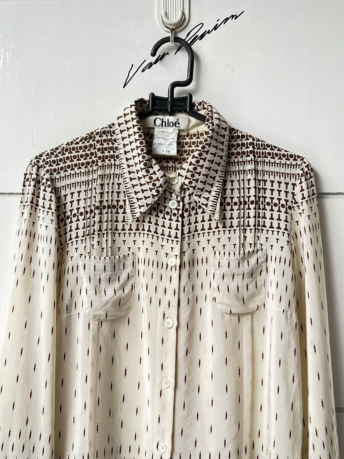 Chloe Chloe Motive Shirt Size XS / US 0-2 / IT 36-38 - 11 Thumbnail