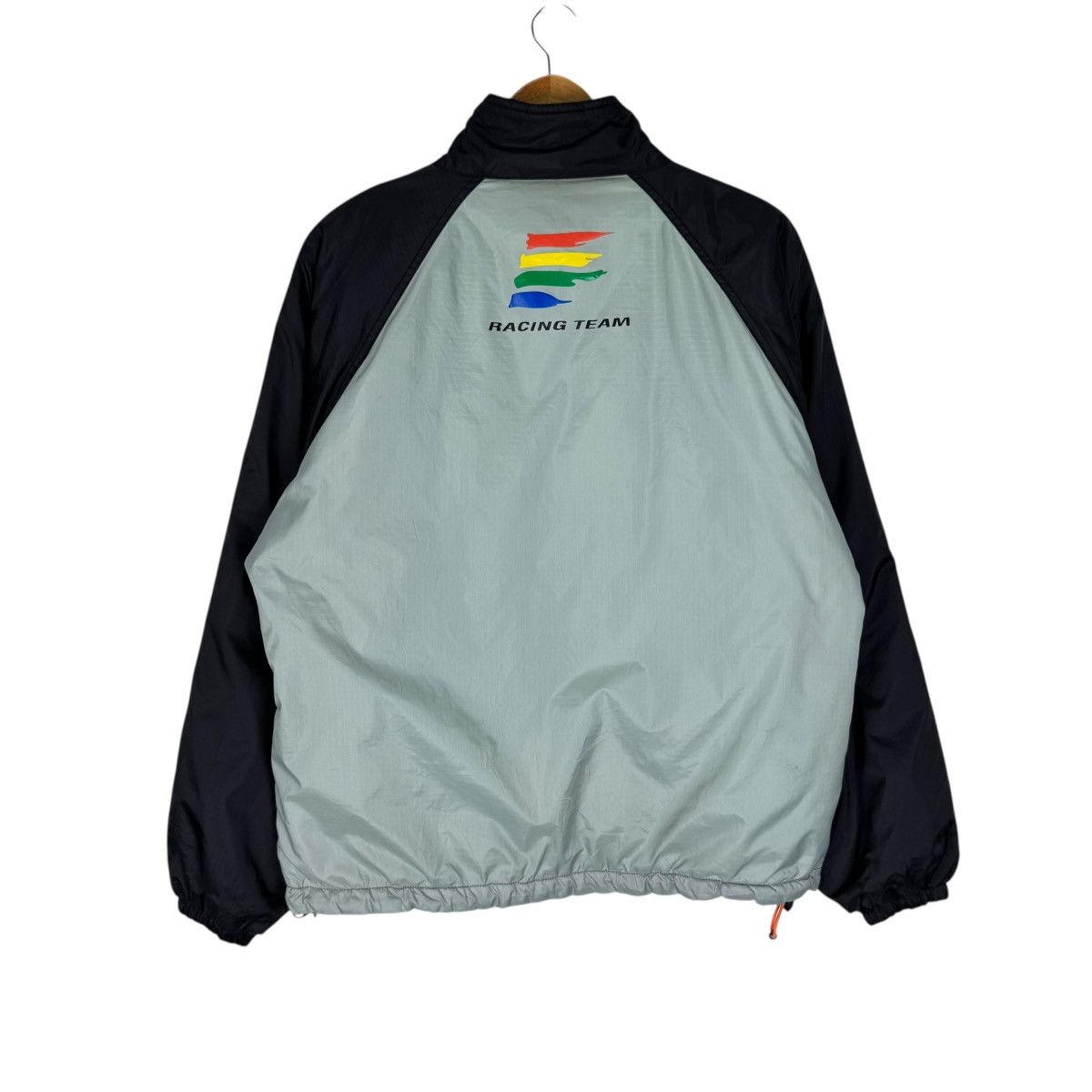 Benetton 🌟BENETTON F1 RACING REVERSIBLE QUILT JACKET Size US L / EU 52-54 / 3 - 5 Thumbnail
