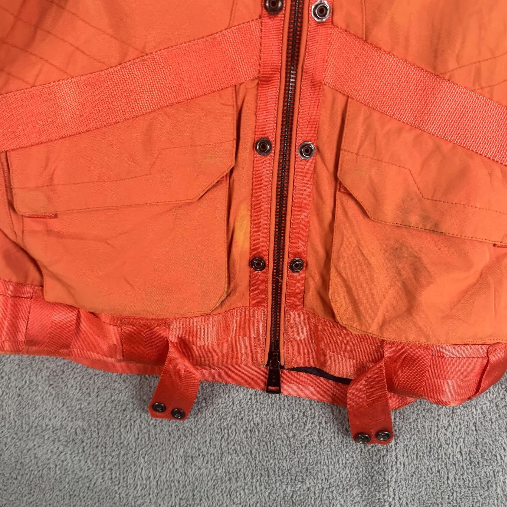 Ralph Lauren Ralph Lauren SPCL AGENT Vest Mens M Orange Quilted Full Zip Insulated Military Jacket Style Casual Travel Pockets Size US M / EU 48-50 / 2 - 2 Thumbnail