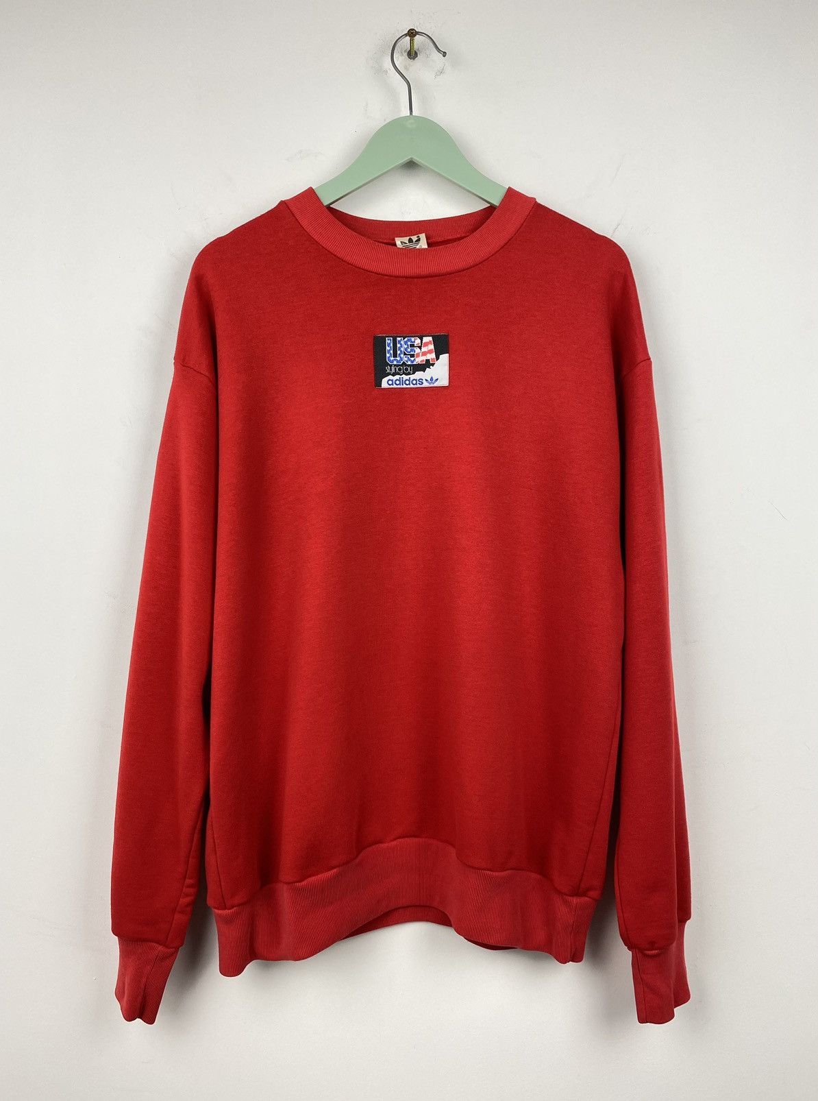 Vintage Vintage 90s Adidas USA Center Logo Sweatshirt Y2K Nike Size US M / EU 48-50 / 2 - 1 Thumbnail