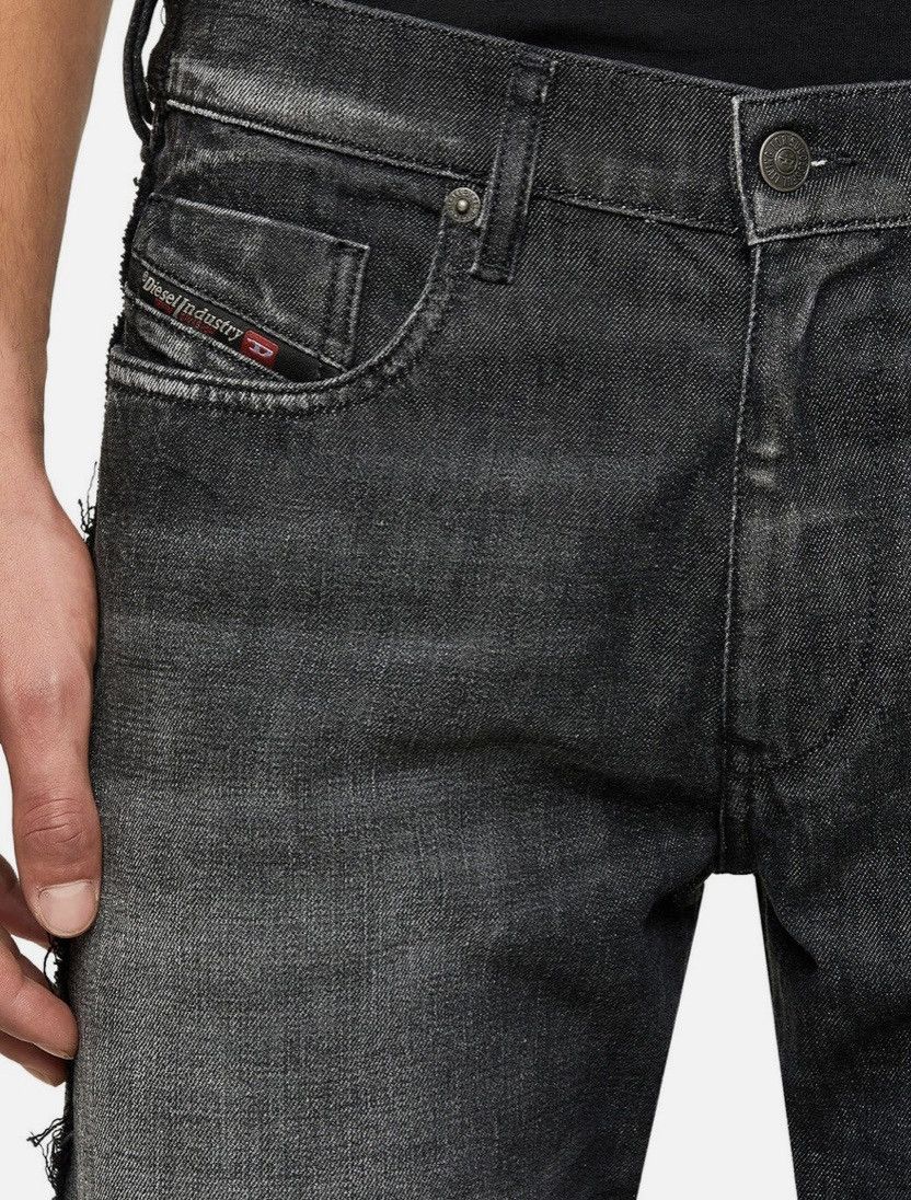 Diesel 🇺🇸 Diesel D-Strukt Slim 009HY Stretch Jeans Punk Opium Style Size US 33 - 7 Thumbnail