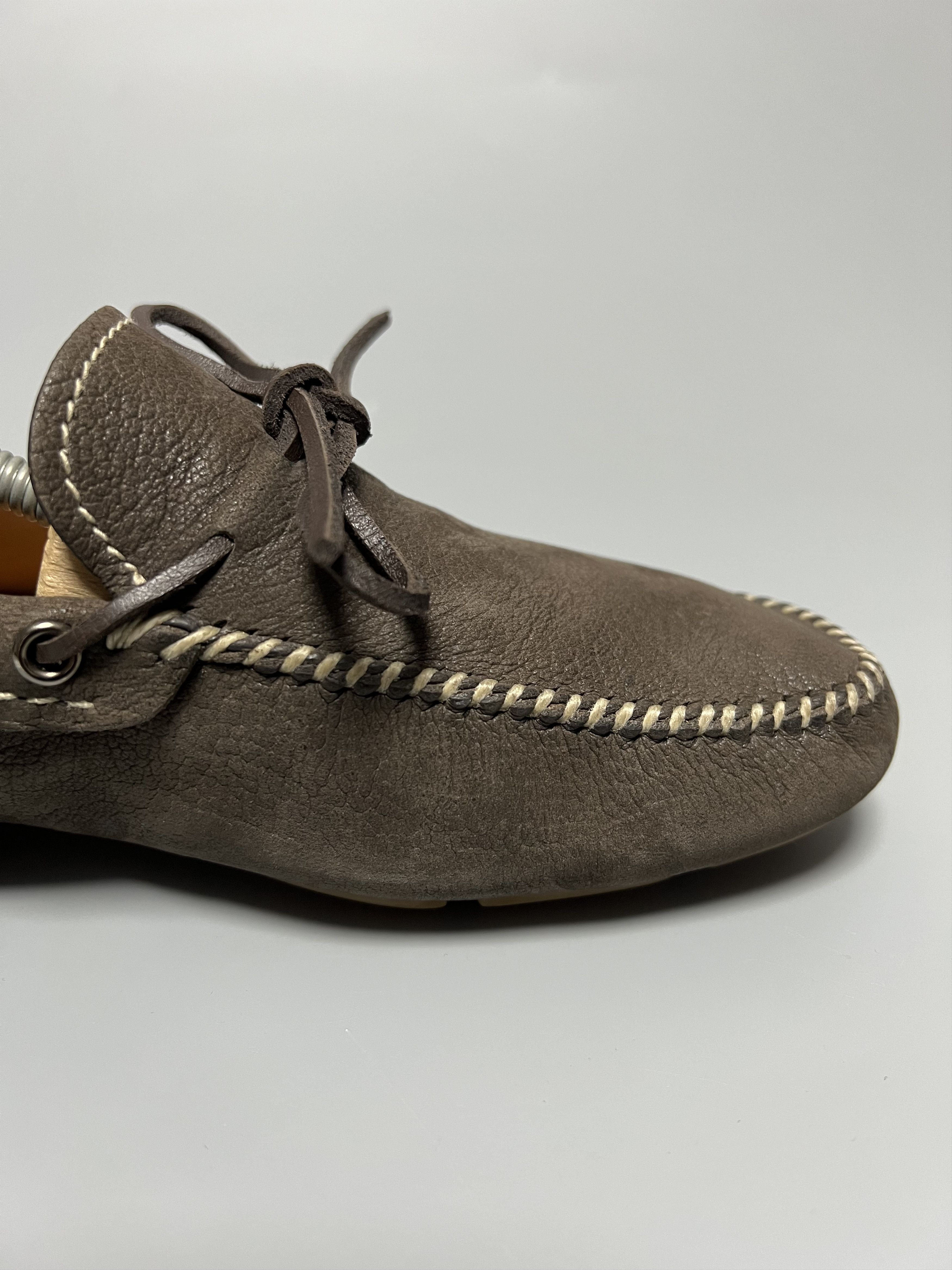 Prada Prada Vintage Brown Leather Loafers Moccasins Size US 7.5 / EU 40-41 - 7 Thumbnail