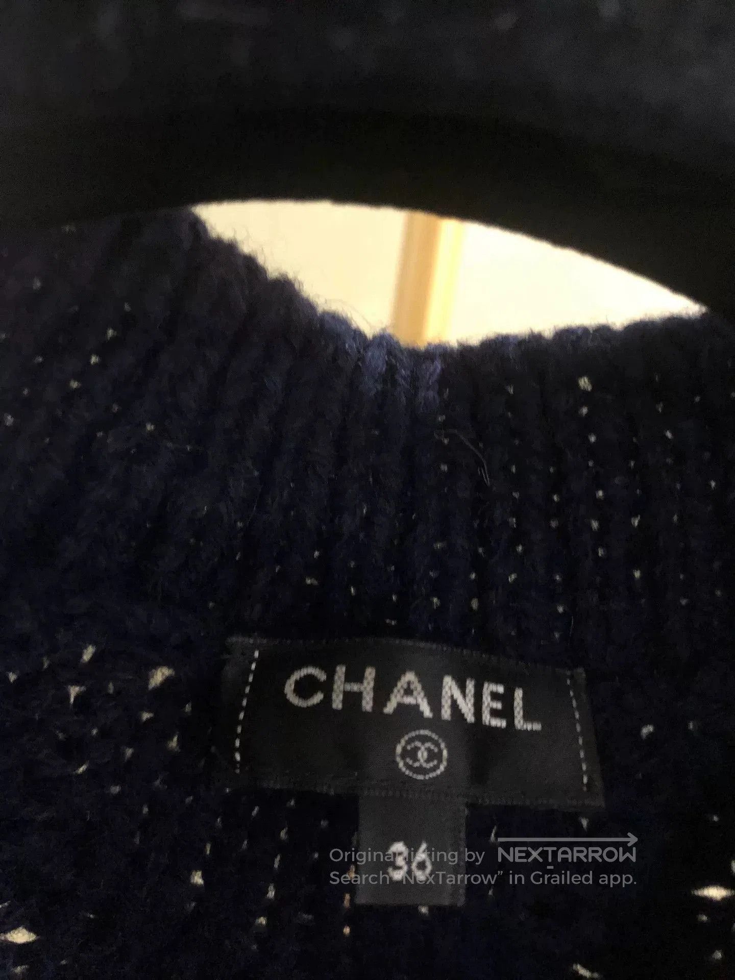 Chanel Chanel Long Wool Cashmere Sweater Dress. Size XS / US 0-2 / IT 36-38 - 3 Thumbnail