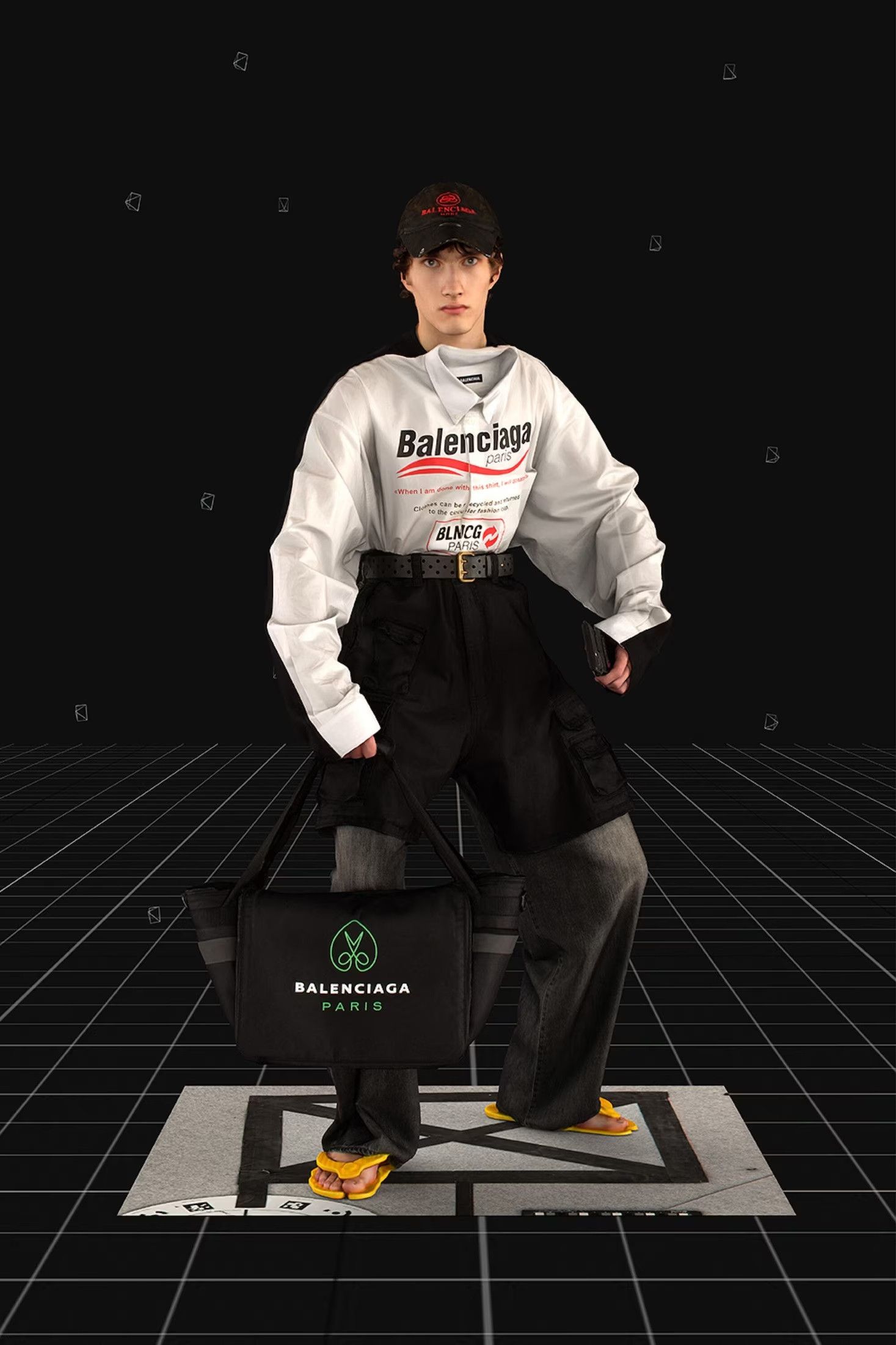 Balenciaga - F/W 21 - Dry Cleaning Logo Shirt