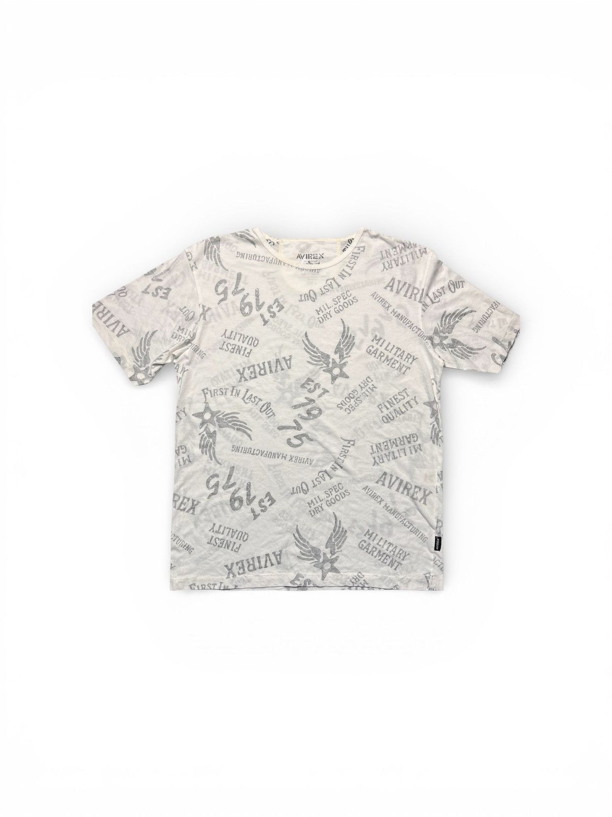 Vintage Vintage Avirex all-over print t-shirt Size US L / EU 52-54 / 3 - 1 Thumbnail