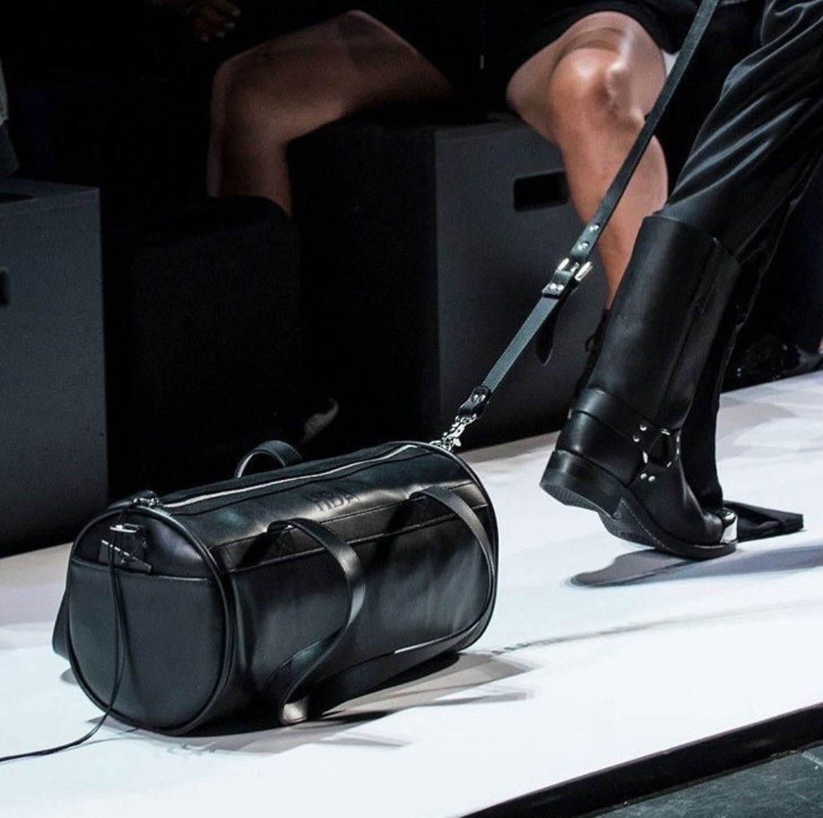 Hood By Air Zenith Leather HBA Duffle Bag Runway Piece Size ONE SIZE - 15 Thumbnail