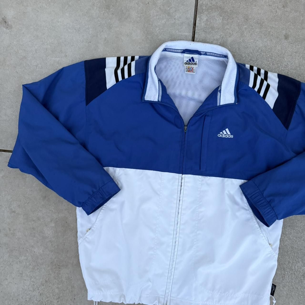 Adidas Adidas Windbreaker Vintage 90s Retro Jacket Size US L / EU 52-54 / 3 - 4 Thumbnail