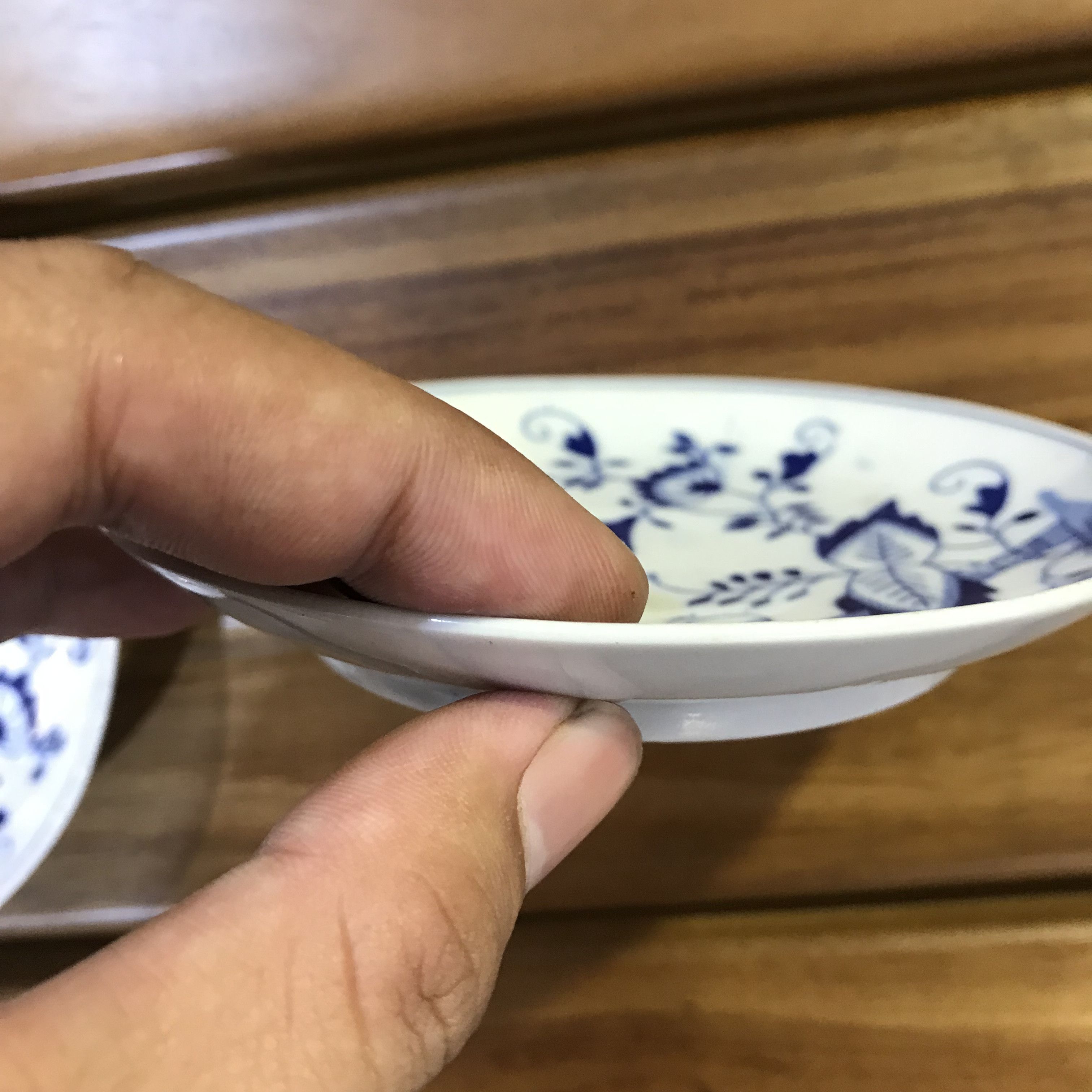 Vintage Set of 2 Franziska Hirsch Dresden Blue Onion Porcelain Size ONE SIZE - 3 Thumbnail