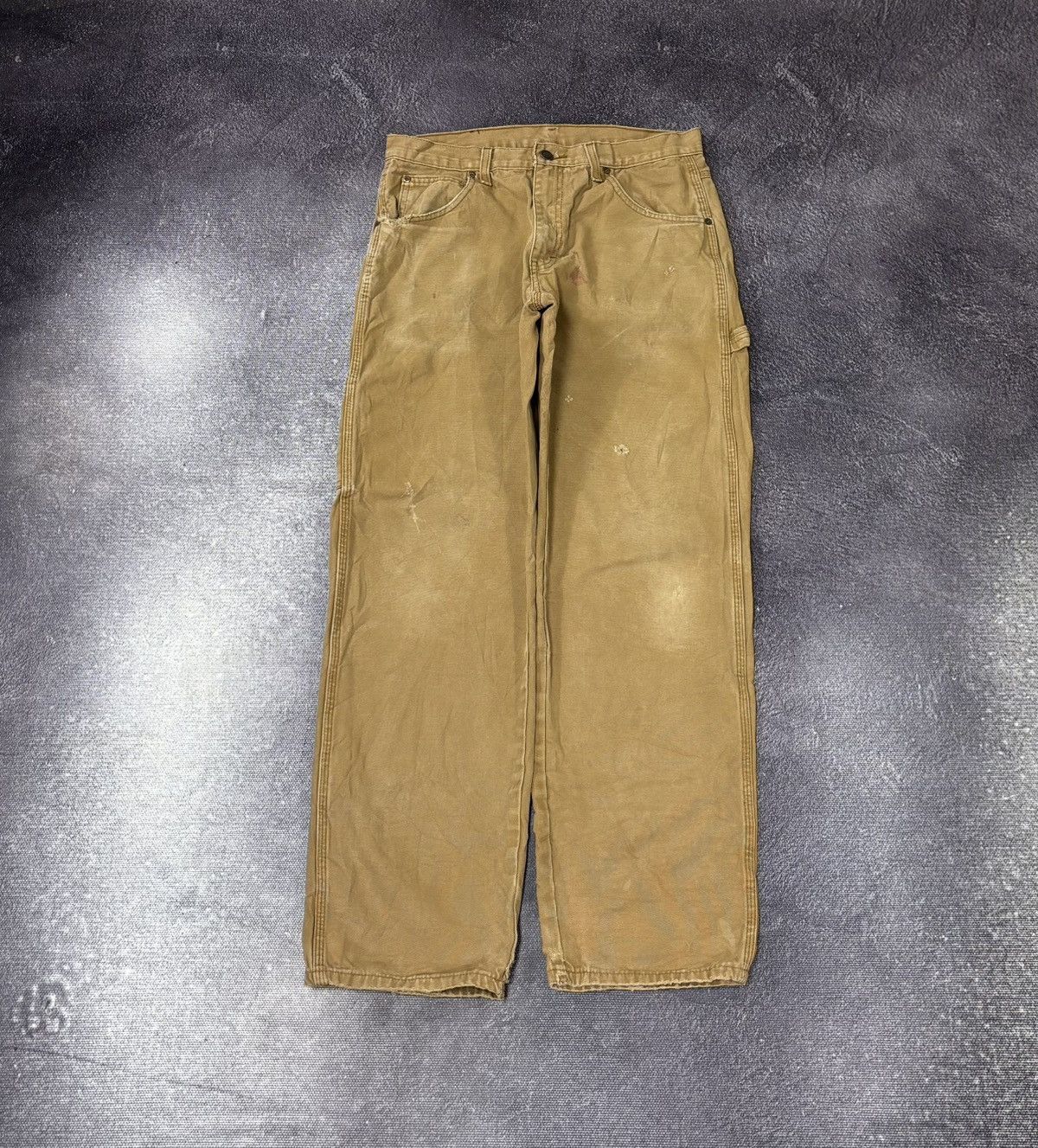 Dickies Vintage Dickies Y2K Orange Carpenter USA Work Hype Pants Size US 32 / EU 48 - 2 Thumbnail