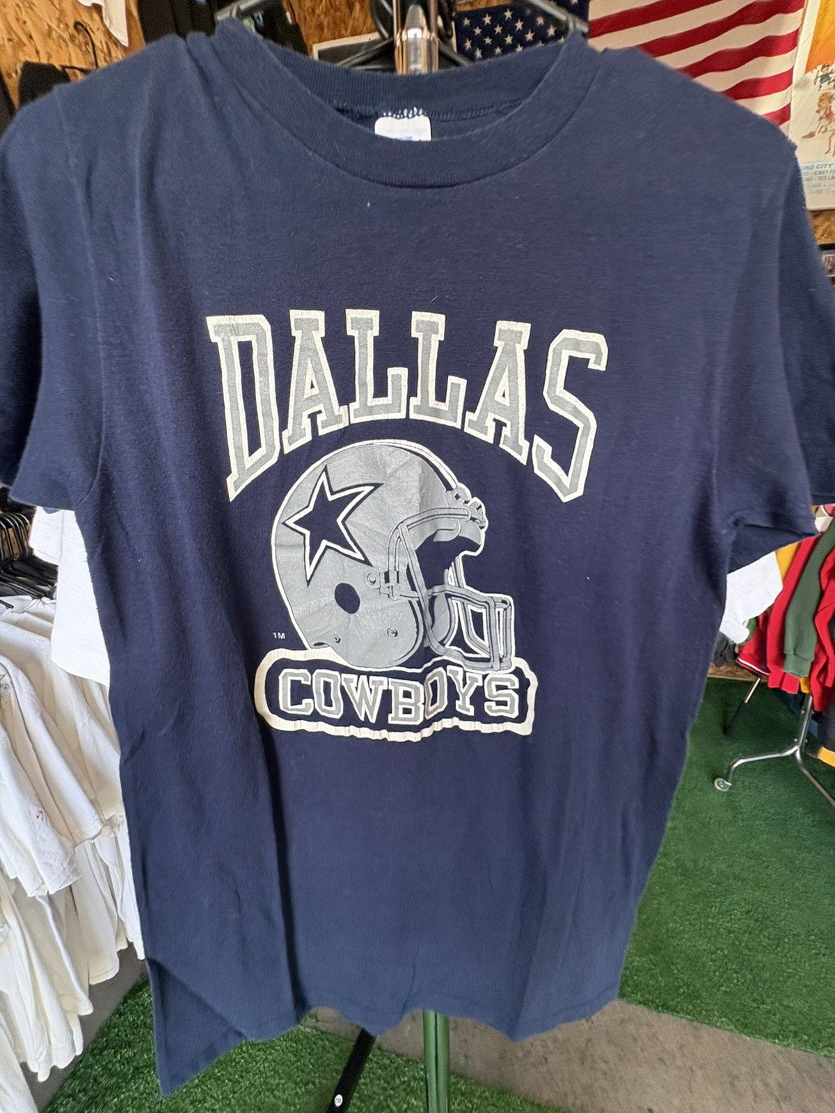 NFL Vintage 1990s Dallas Cowboys T-Shirt Size US M / EU 48-50 / 2 - 2 Thumbnail