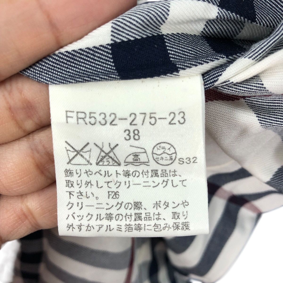 Burberry × Vintage Vintage Luxury BURBERRY LONDON BLUE Double Breasted Coat Size S / US 4 / IT 40 - 9 Thumbnail