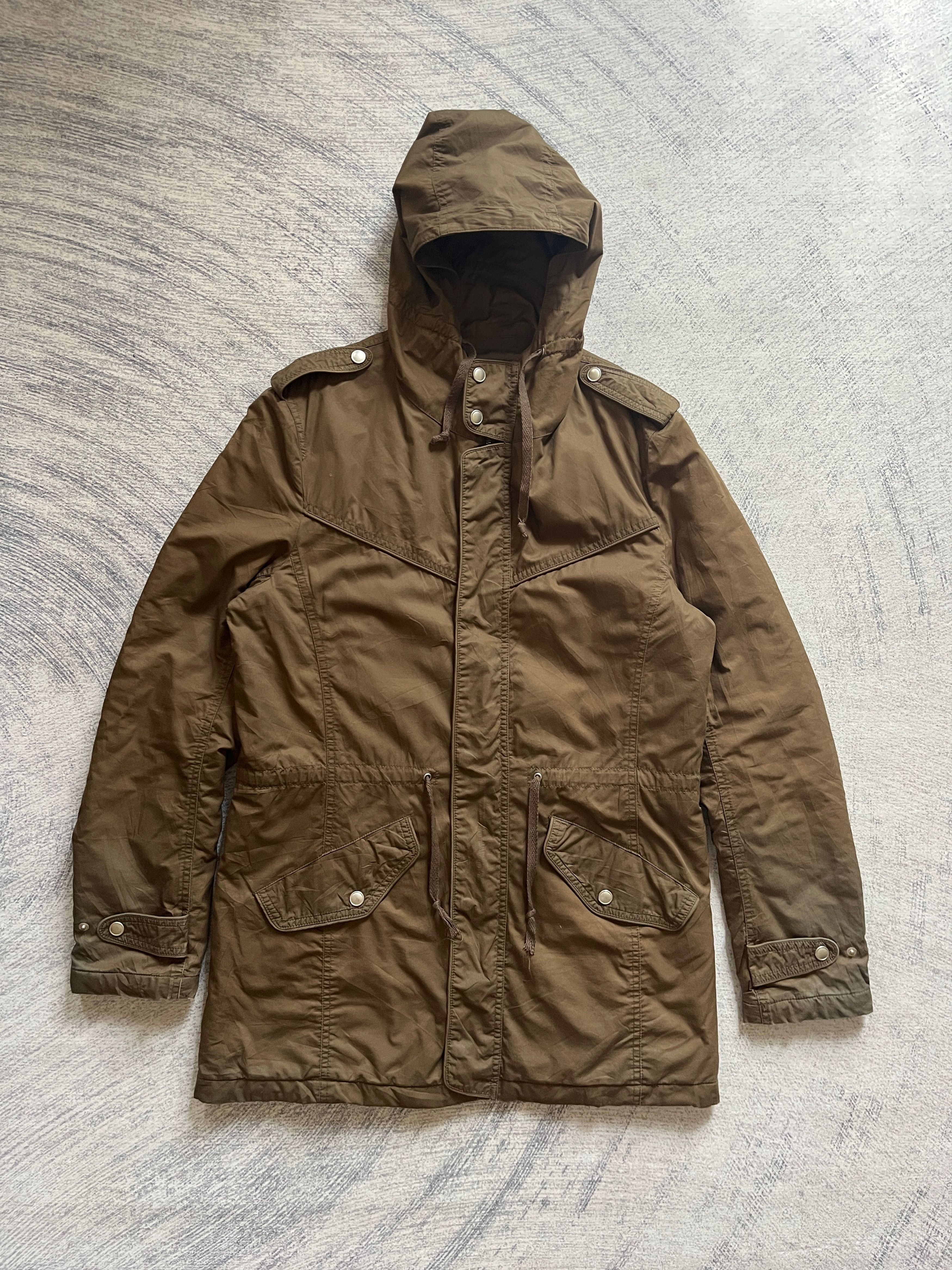 Takeo Kikuchi Japanese Brand Designer Parka Long Jacket Quilted Lining Size US S / EU 44-46 / 1 - 1 Thumbnail