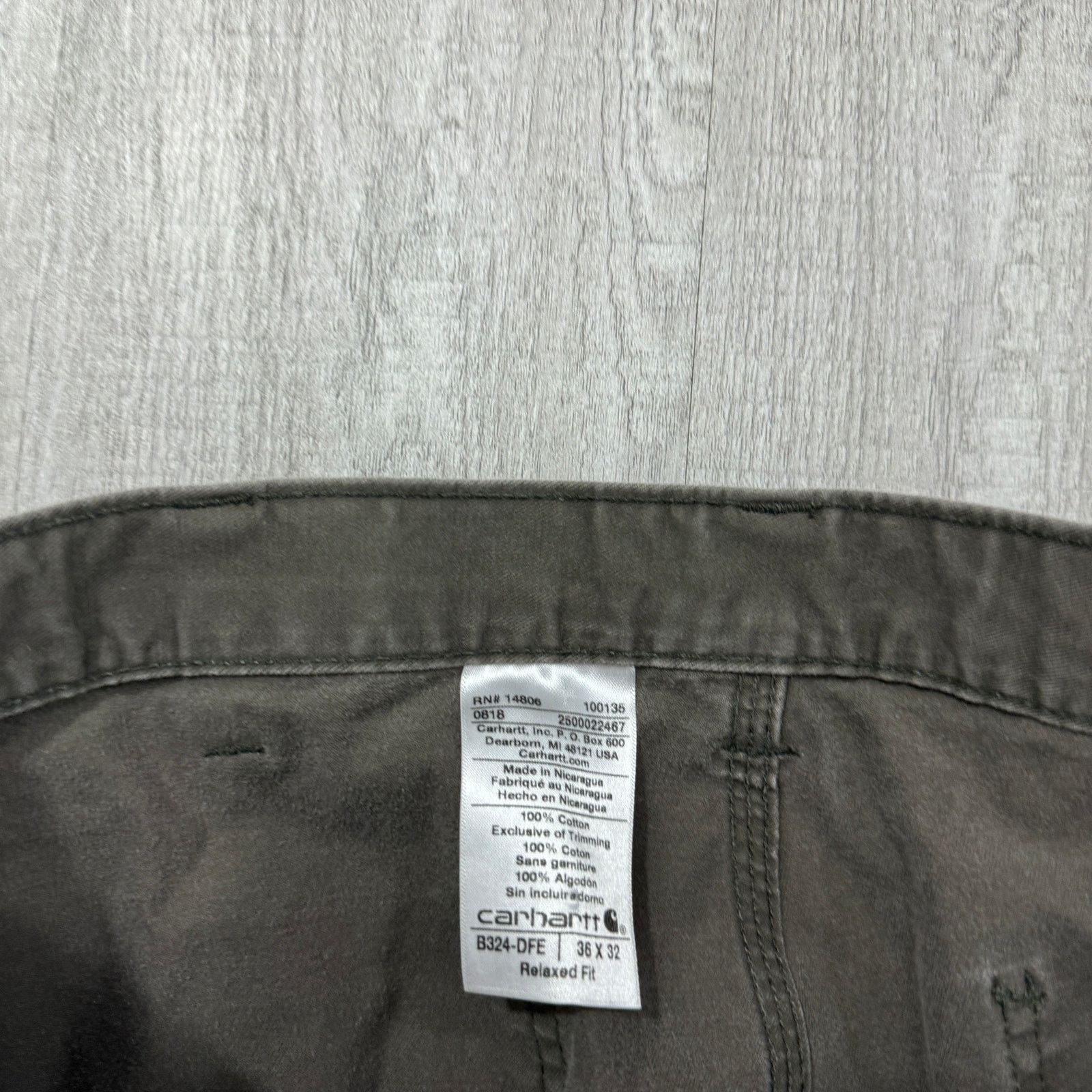 Carhartt Carhartt Cargo Pants Men's 36 x 32 Brown Workwear Pockets Size US 36 / EU 52 - 4 Thumbnail