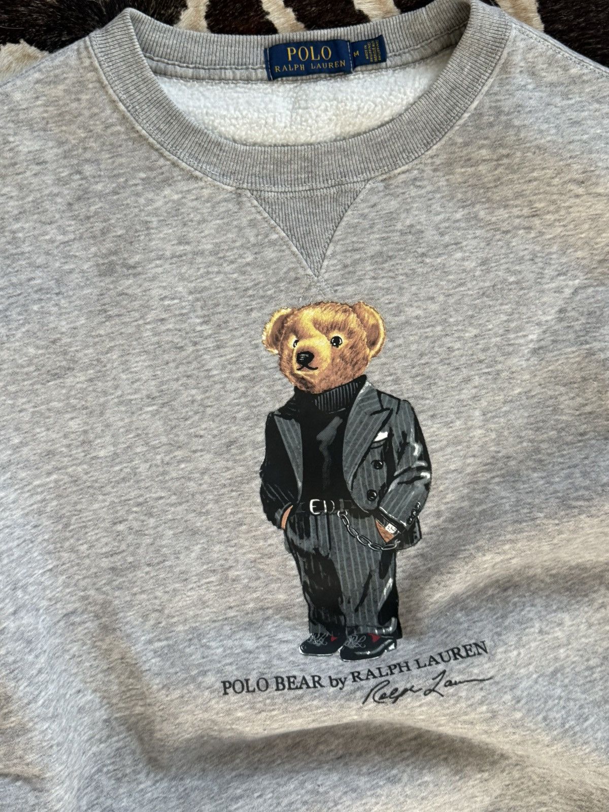 Polo Ralph Lauren Teddy crewneck Size US M / EU 48-50 / 2 - 3 Thumbnail
