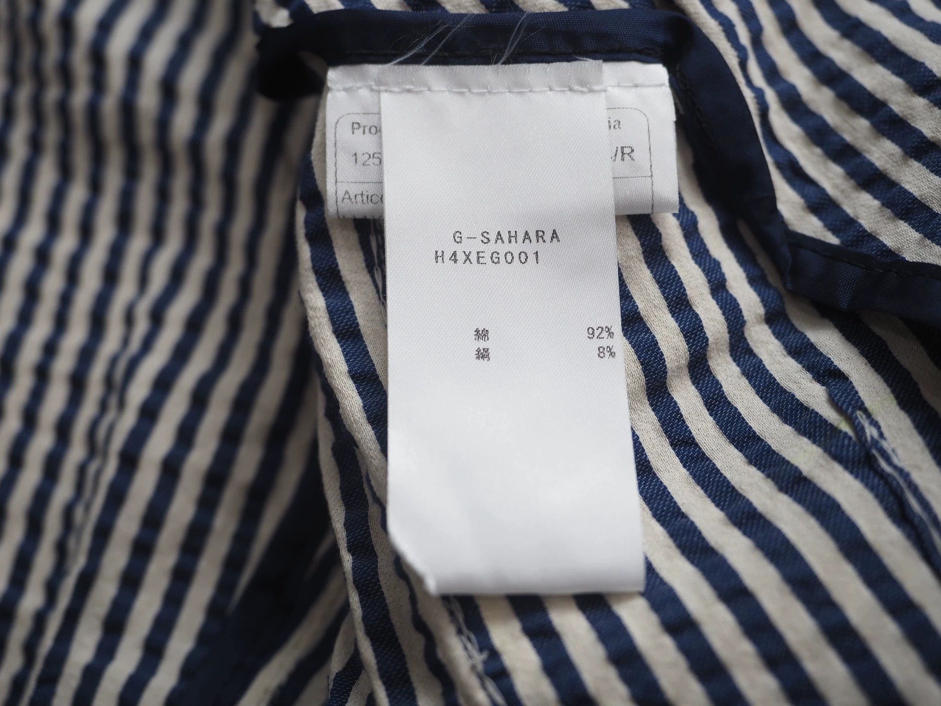 Tagliatore Tagliatore Blue and White Striped Casual Blazer Size XS / US 0-2 / IT 36-38 - 7 Thumbnail