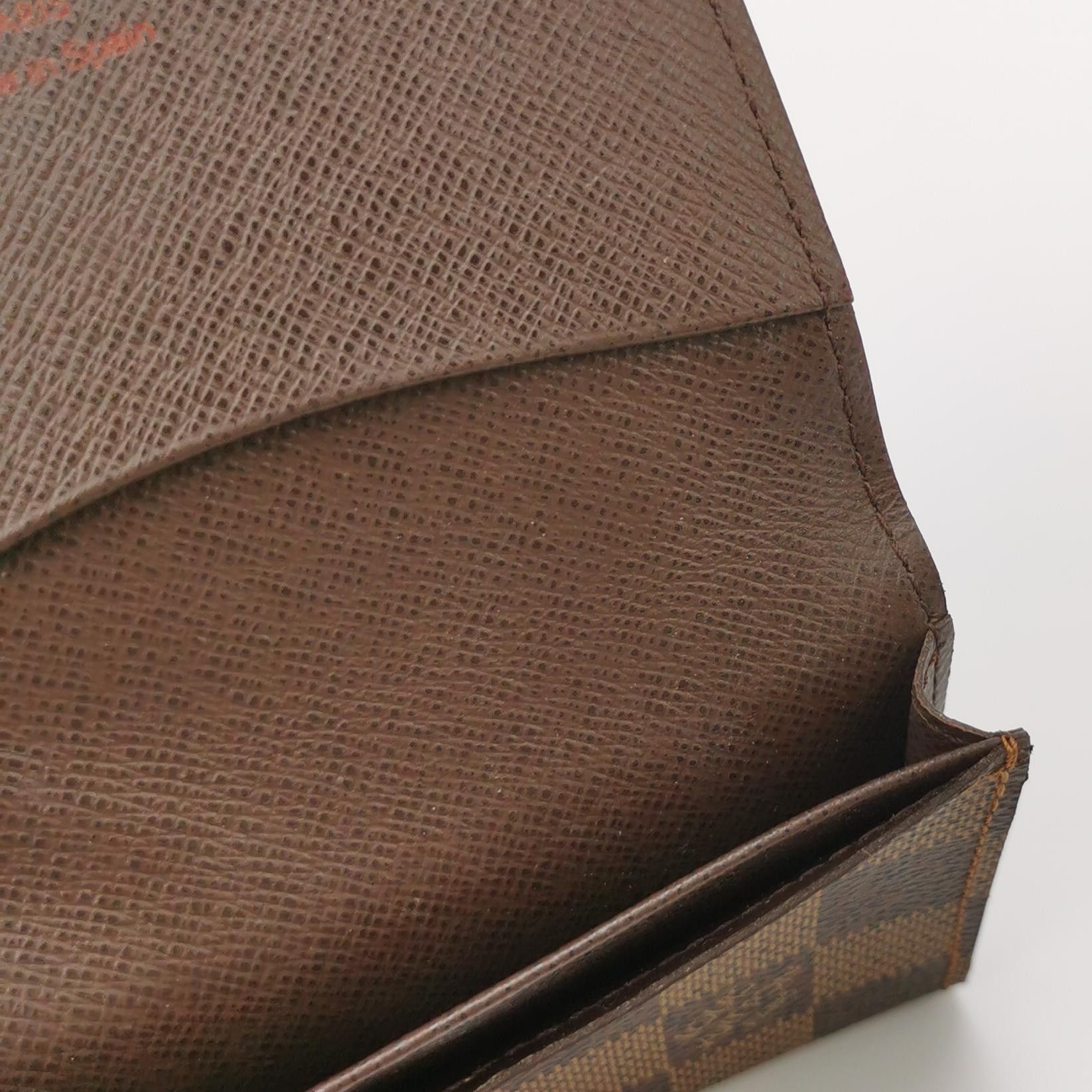 Louis Vuitton Louis Vuitton (LV) Cowhide Checkerboard Flap Card Holder -y Size ONE SIZE - 5 Thumbnail
