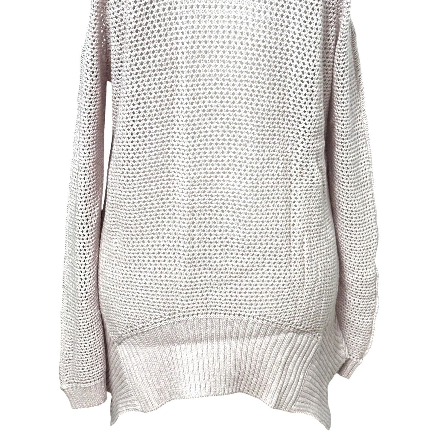 Other Willow & Clay Open Knit Sweater Cut-Out Shoulder Pink W S Size S / US 4 / IT 40 - 7 Thumbnail