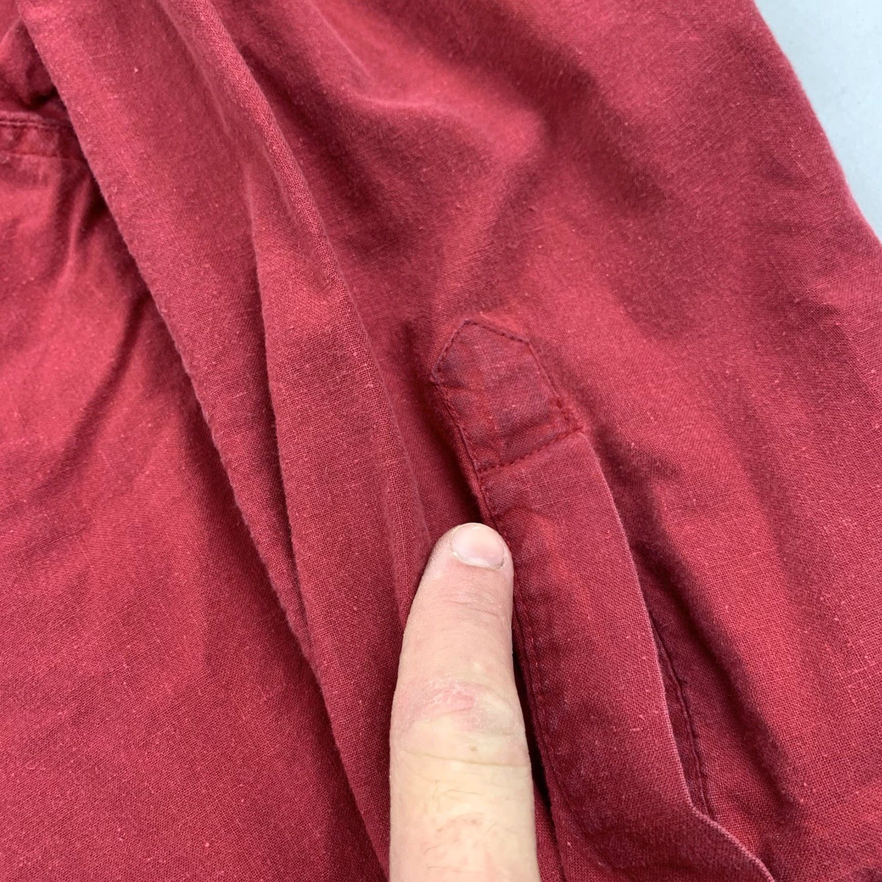 Bugle Boy VINTAGE Bugle Boy Button Up Shirt Adult XL Red Collared Embroidered Y2K Formal Mens Regular Button-Up 90s American Size US XL / EU 56 / 4 - 4 Thumbnail