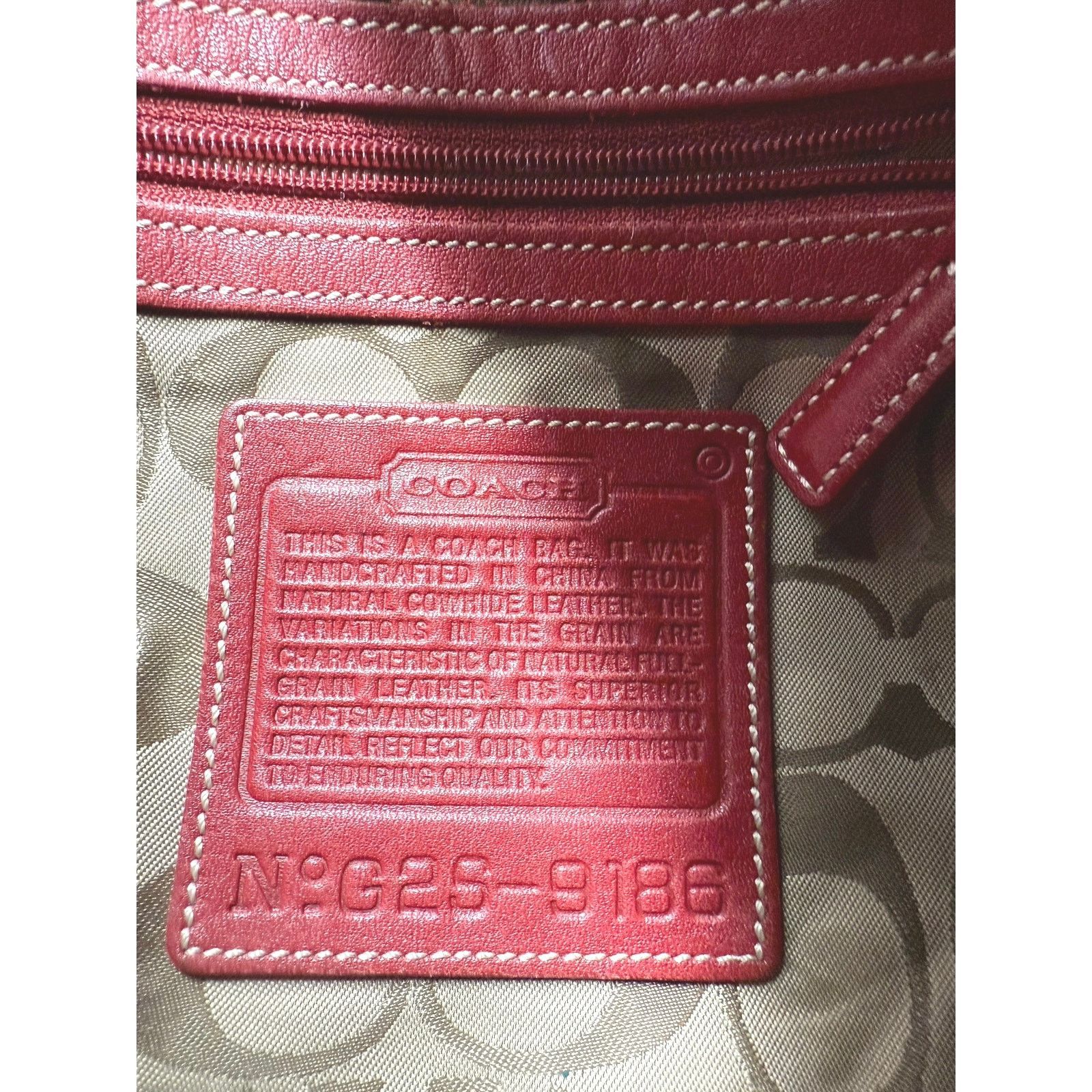 Coach Vintage COACH Legacy Soho Soft Red Leather Bucket Bag 9186 Size ONE SIZE - 3 Thumbnail