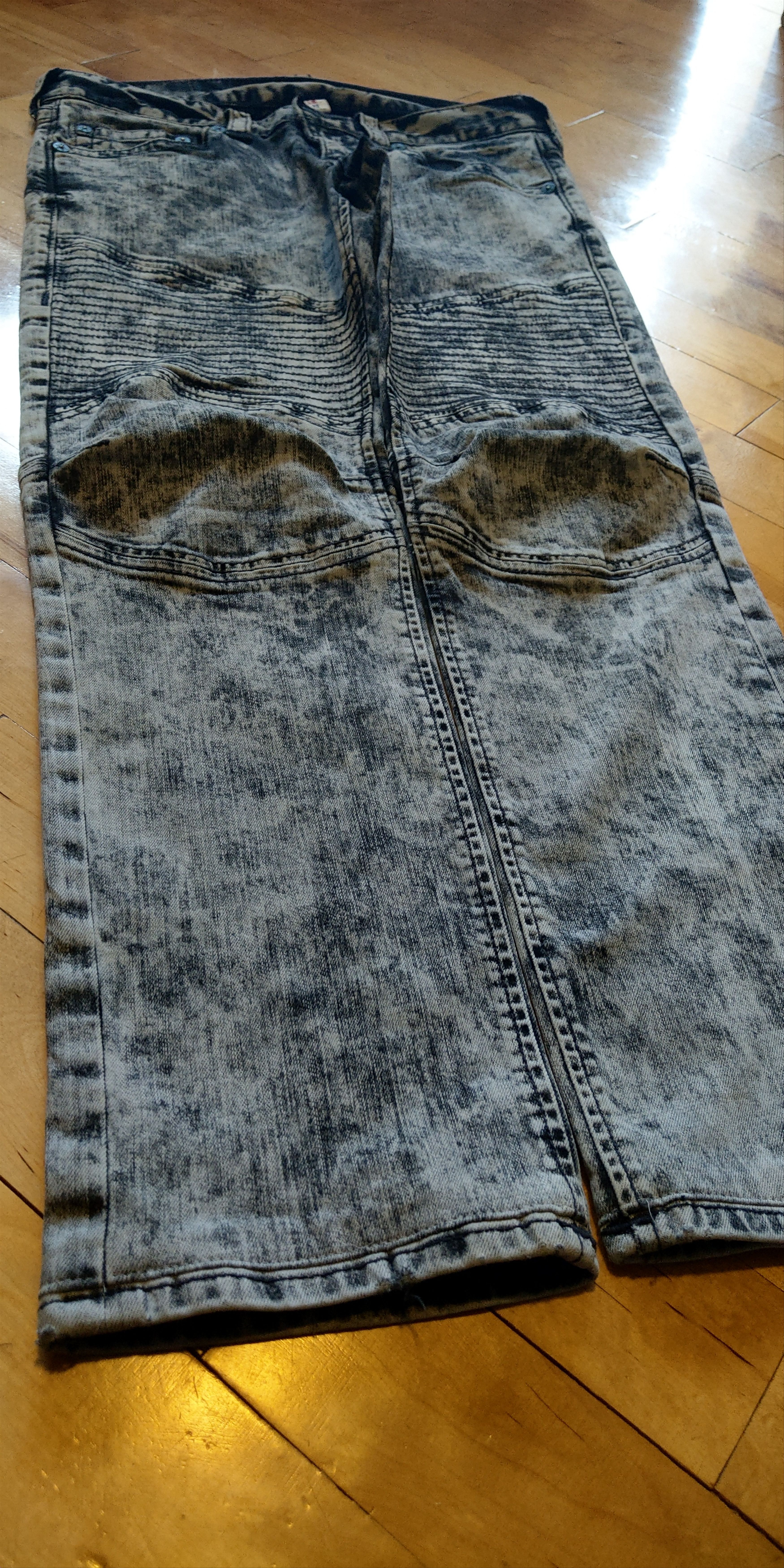 True Religion Rare 'Slim Moto' Pants True Religion Denim Goth alt Rage Neo Size US 32 / EU 48 - 11 Thumbnail