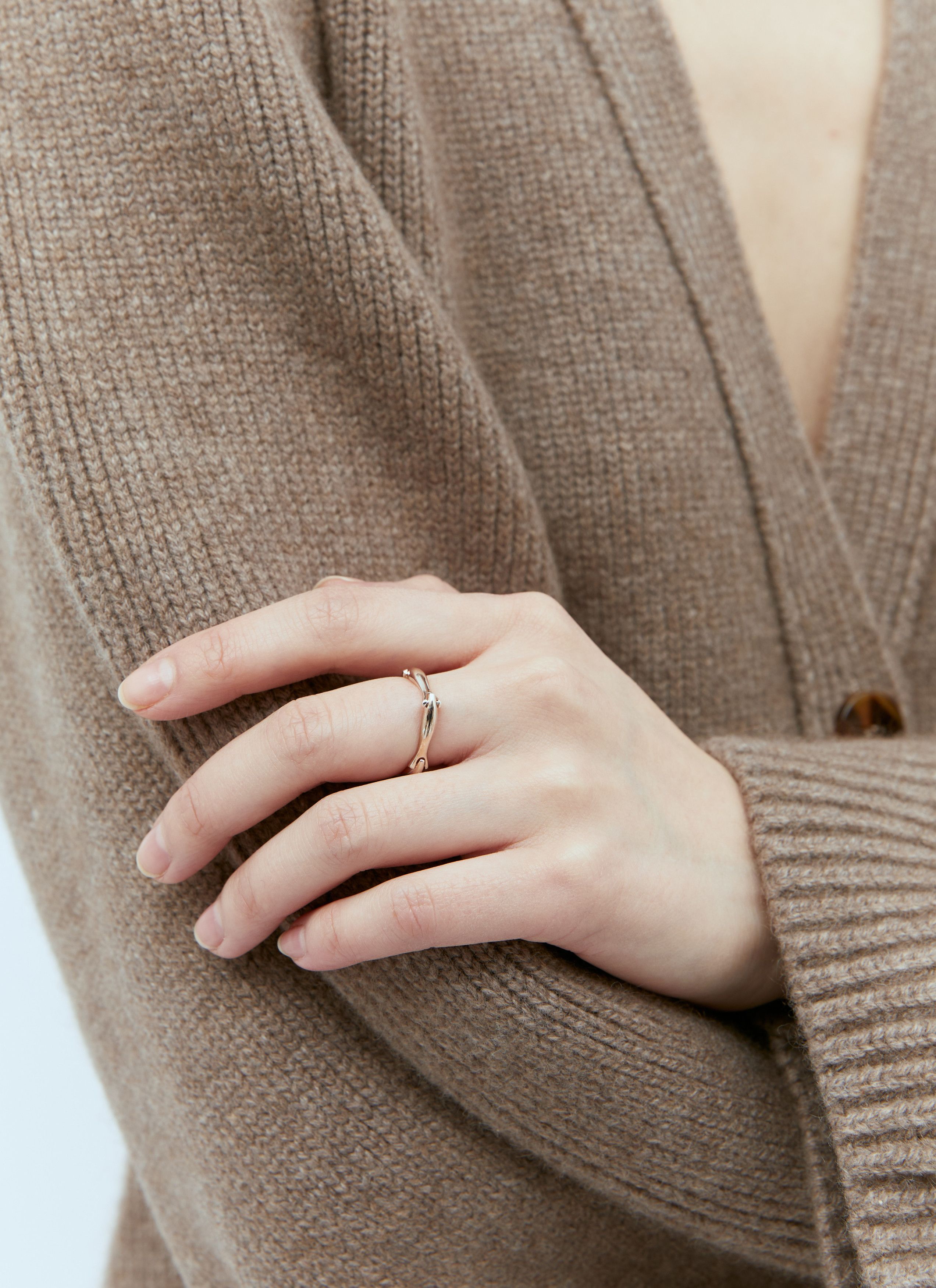 Bottega Veneta Sardine Ring Size ONE SIZE - 1 Thumbnail