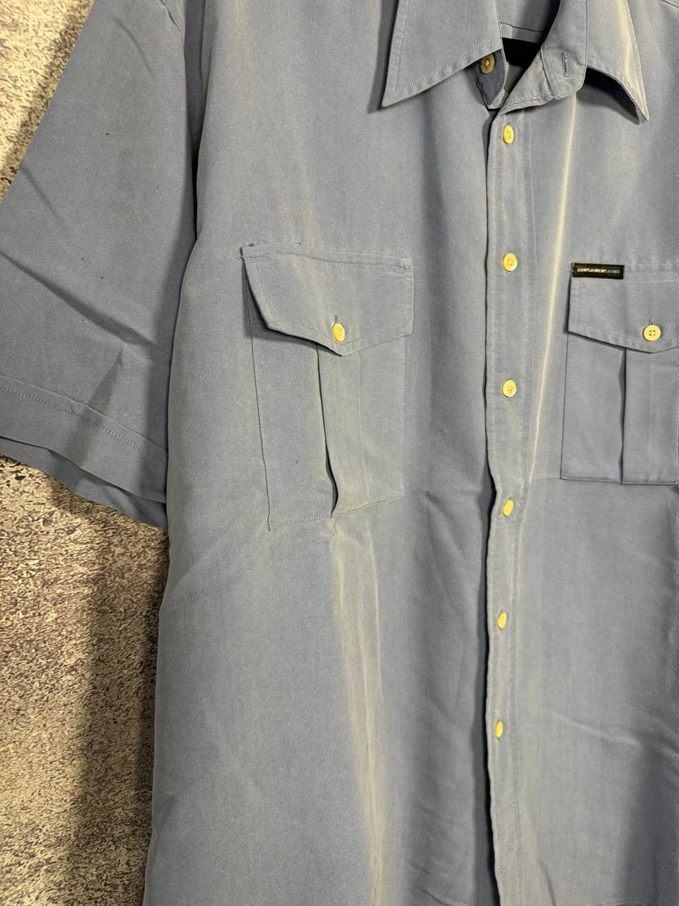 Designer × Saint Laurent Paris × Vintage Vintage Saint Laurent Paris Jeans Shirt XL size Size US XL / EU 56 / 4 - 8 Thumbnail