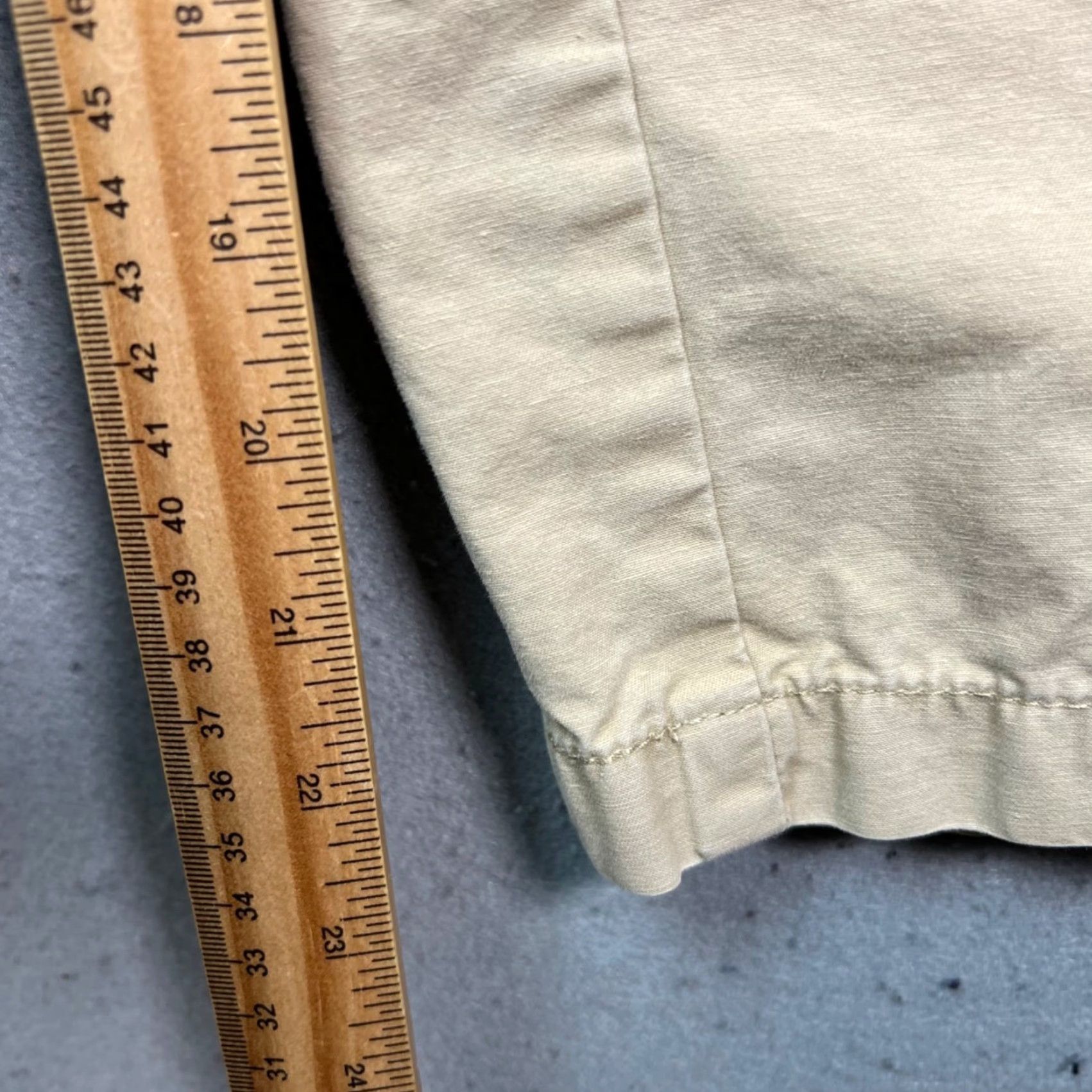 Levi's Levis Womens Size 27 Beige Cotton Pleated Barrel Leg Elastic Cuff Pants Size 27" / US 4 / IT 40 - 7 Thumbnail