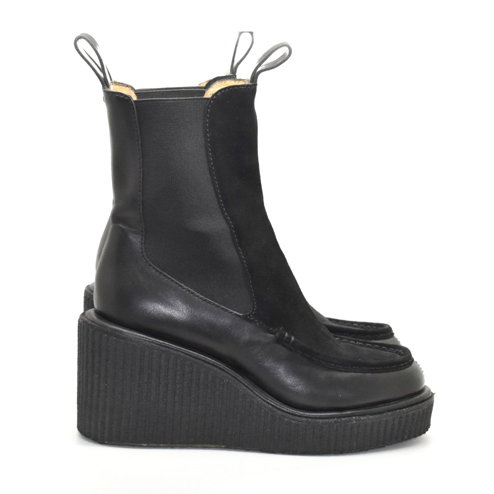 Rag & Bone RAG & BONE Black High Wedge Sloane Chelsea Boots Size 40 Size US 10 / IT 40 - 2 Thumbnail